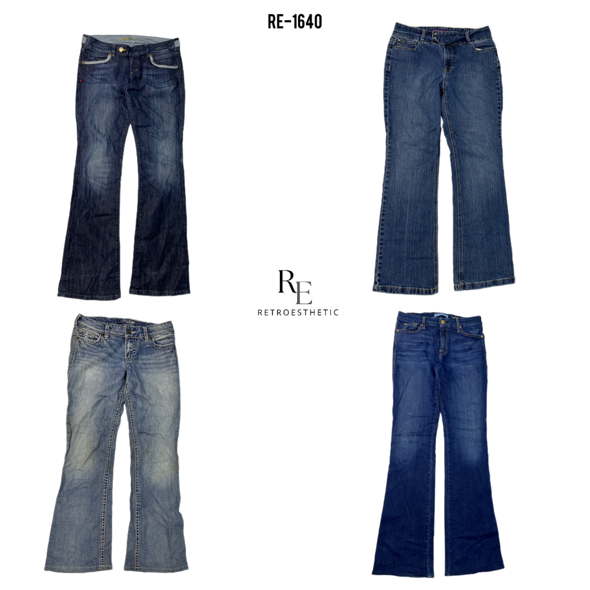 Y2K IT Girl Denim Jeans (RE-1640)