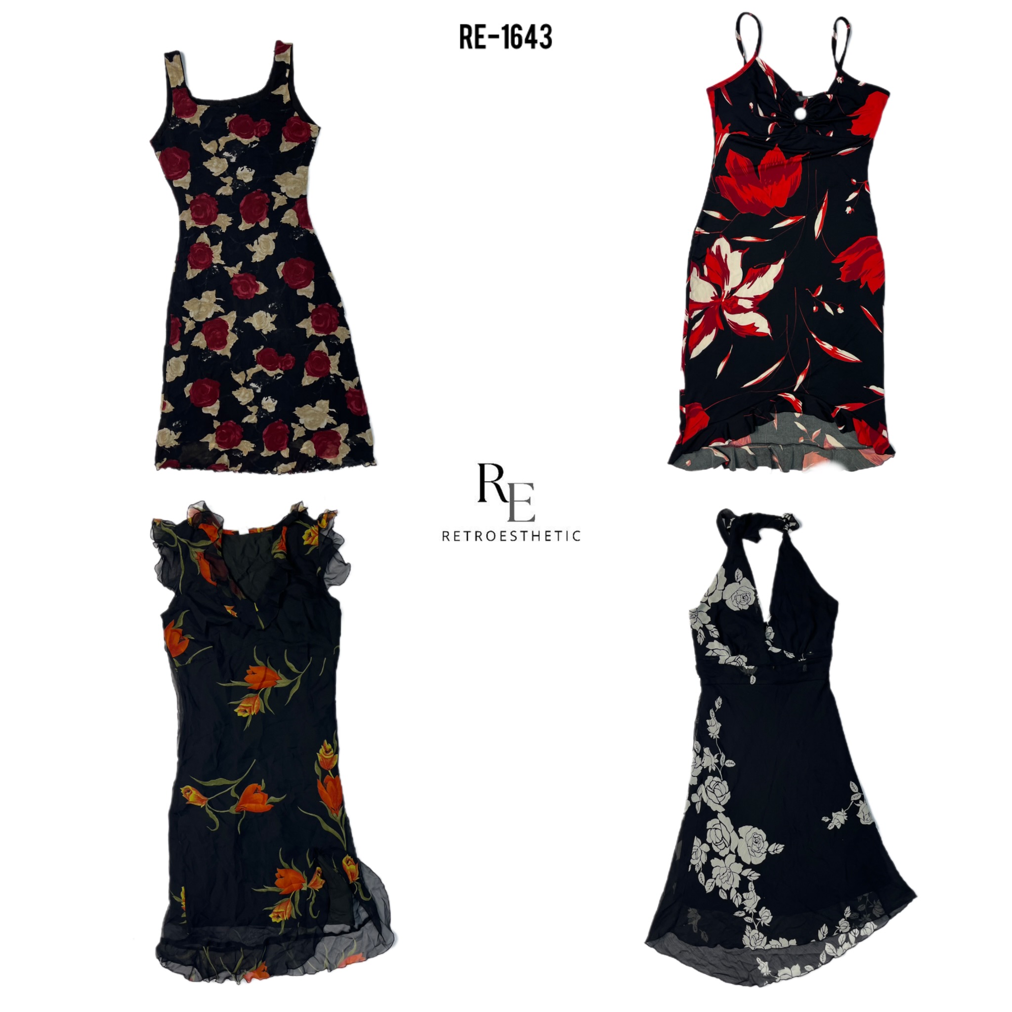 Y2K Date Night Summer Mix Dresses (RE-1643)