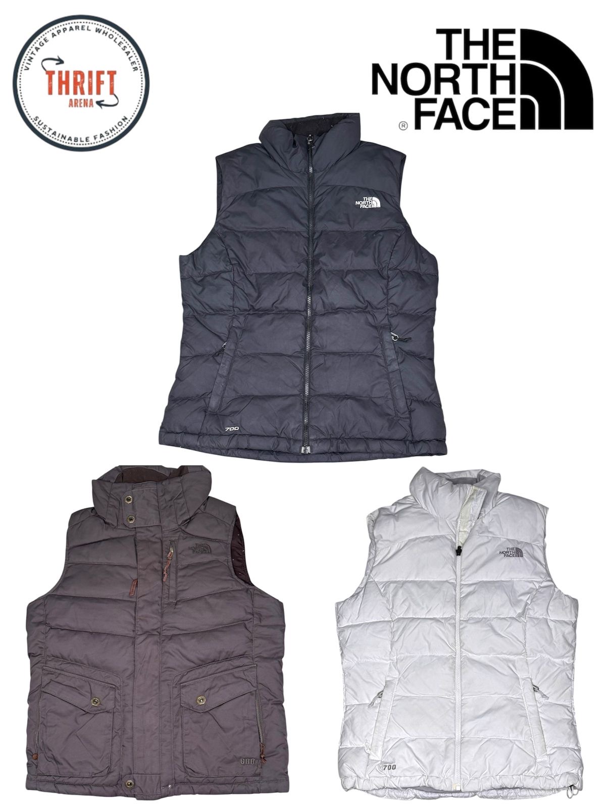 T1206 TNF Puffer Quilted Jackets