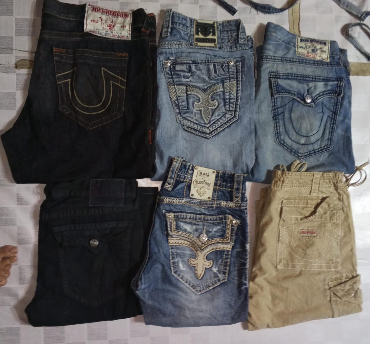 TRUE RELIGION ROCK REVIVAL SHORTS (ID 457)
