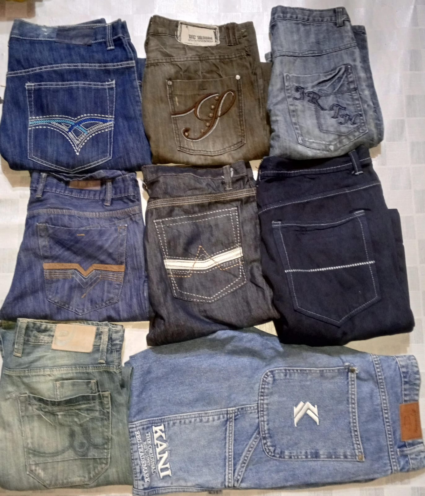 SOUTH POLE KARL KANI AND OTHER BRAND JEANS