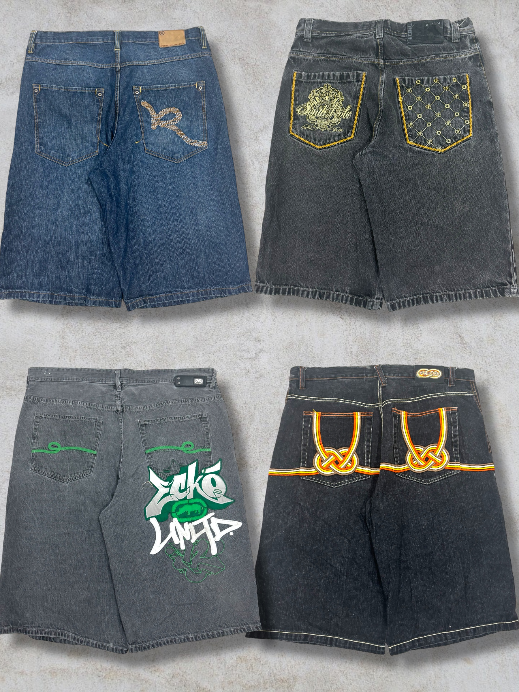 Y2K Hip Hop Jorts (F-17)