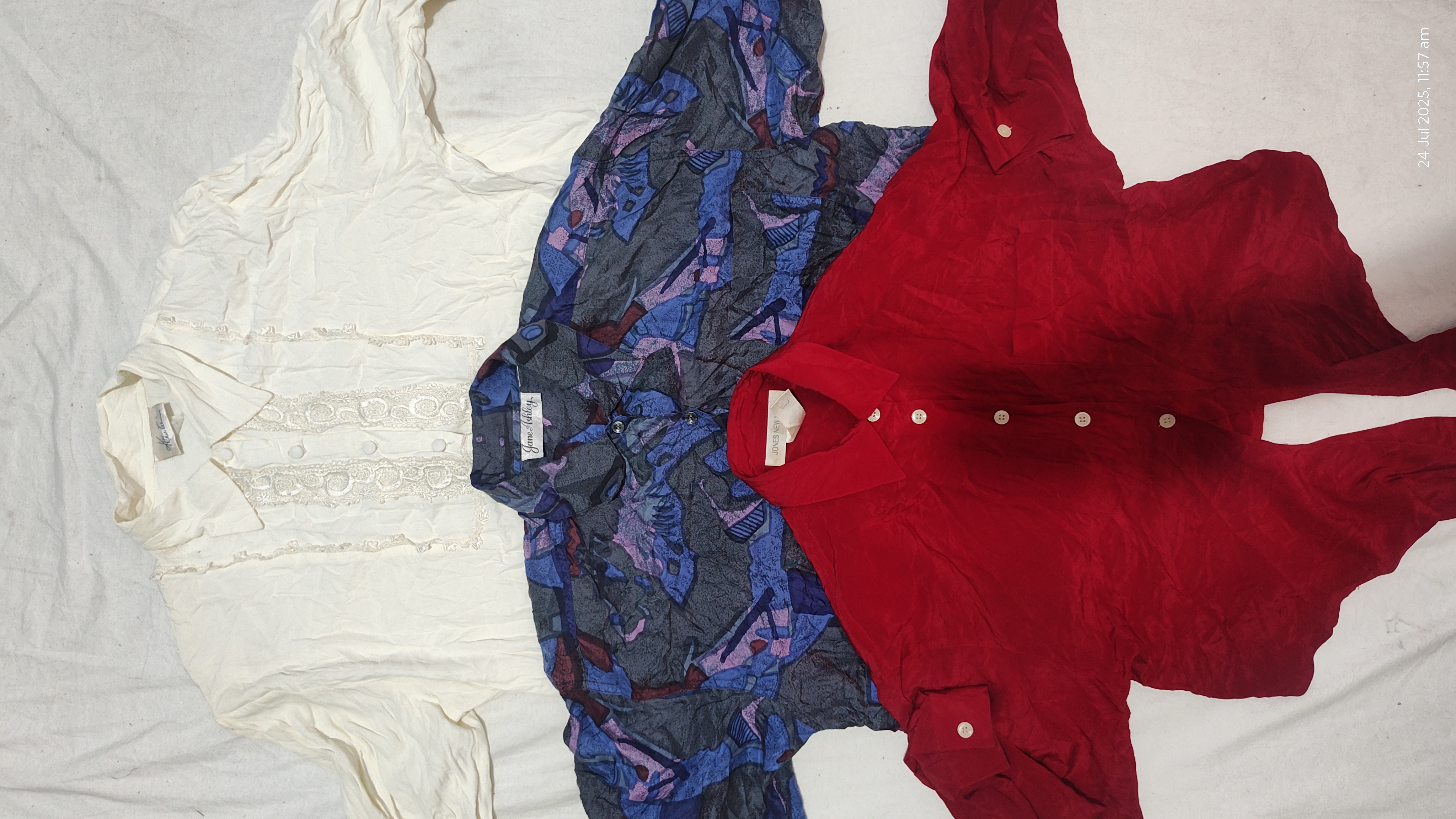 Y2K silk shirt blouse