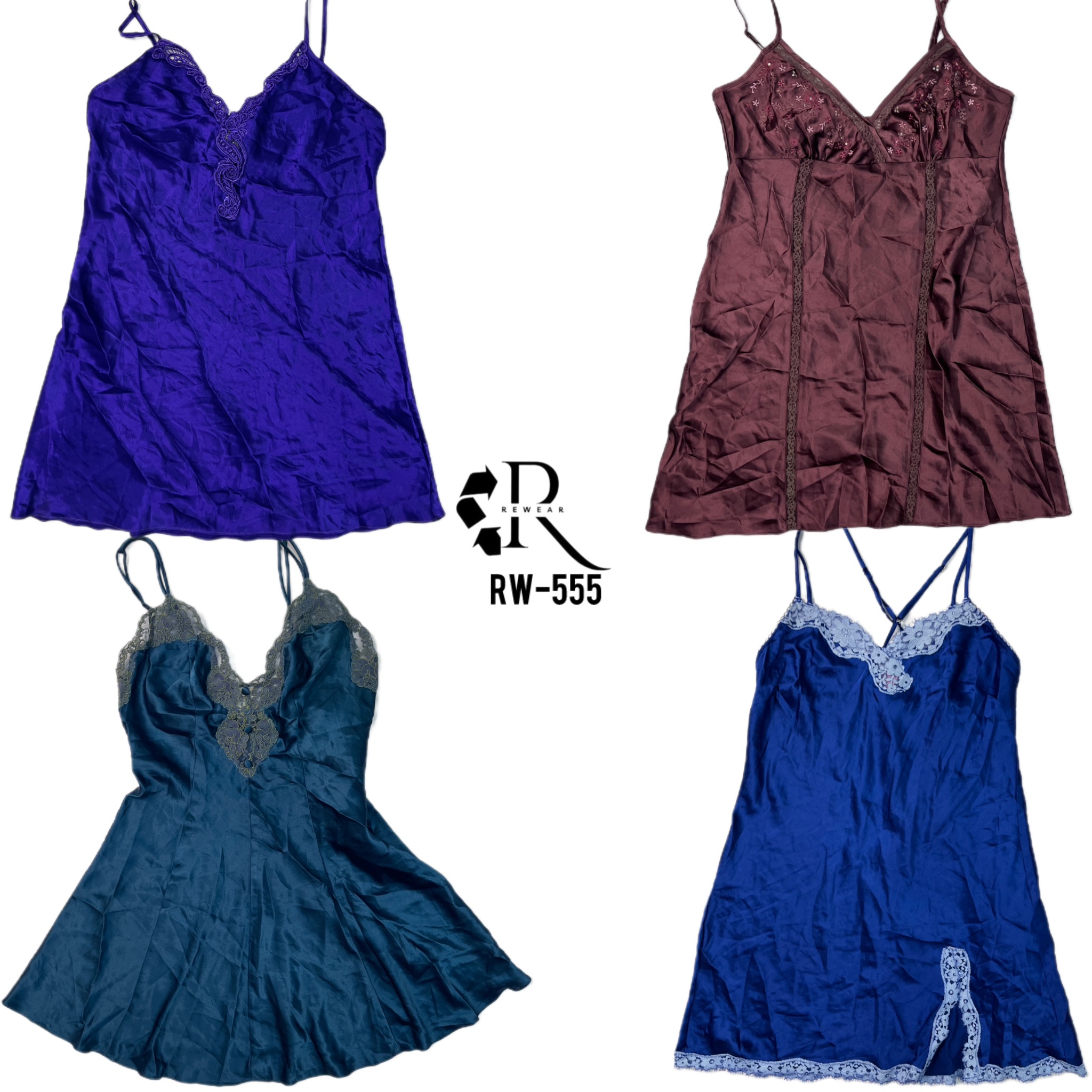 Y2K Soft Silk Slips (RW-555)
