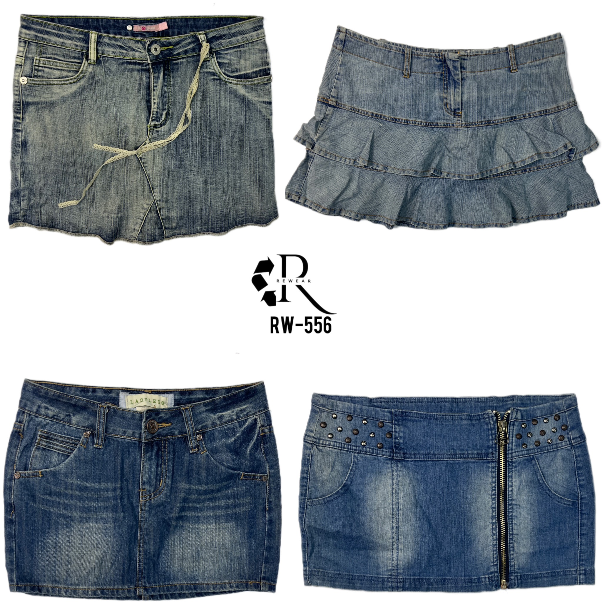 Gonne in denim mini IT Girl Y2K (RW-556)