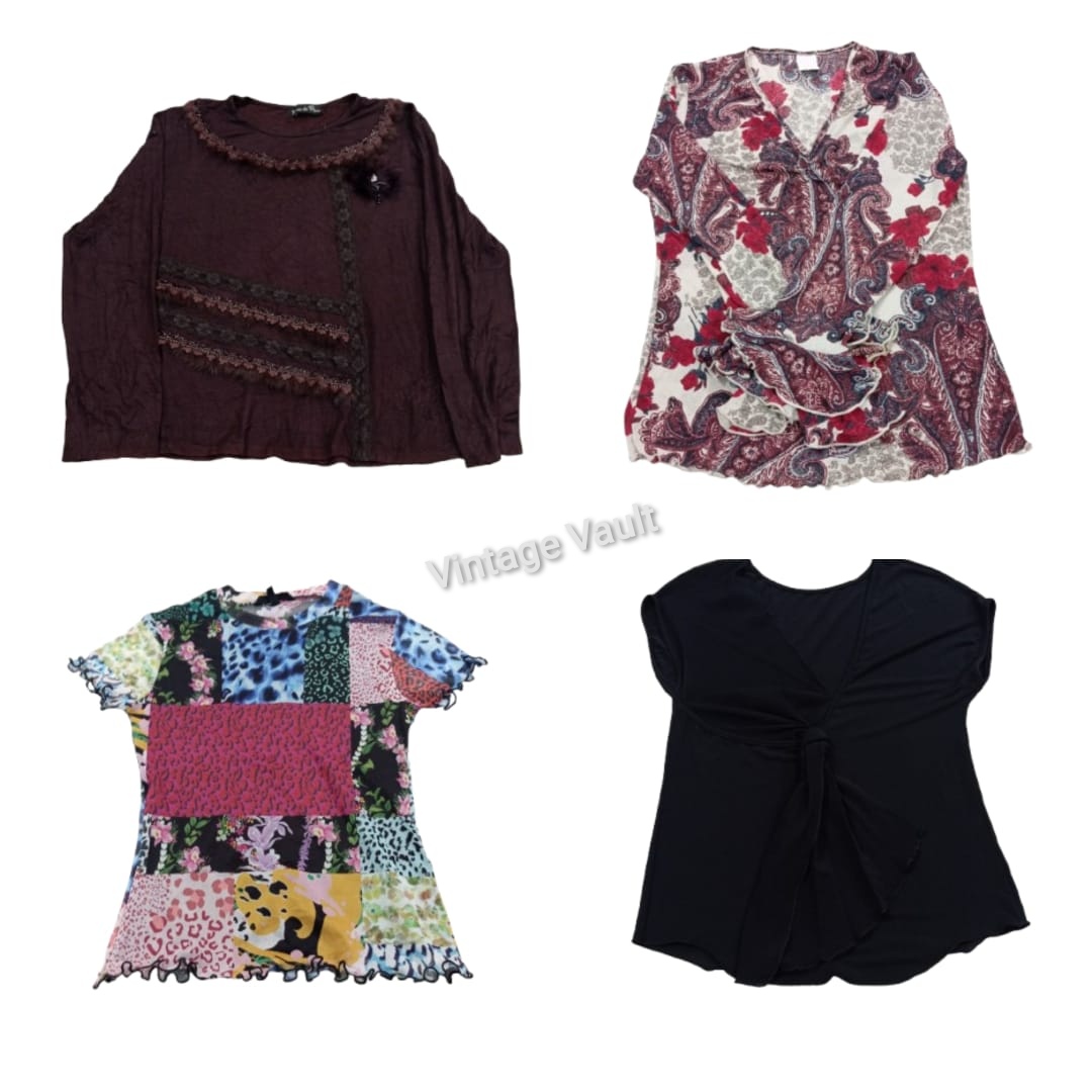 Mix Top Bundle - Vintage, Y2K & Boho Vibes. (VV-004)