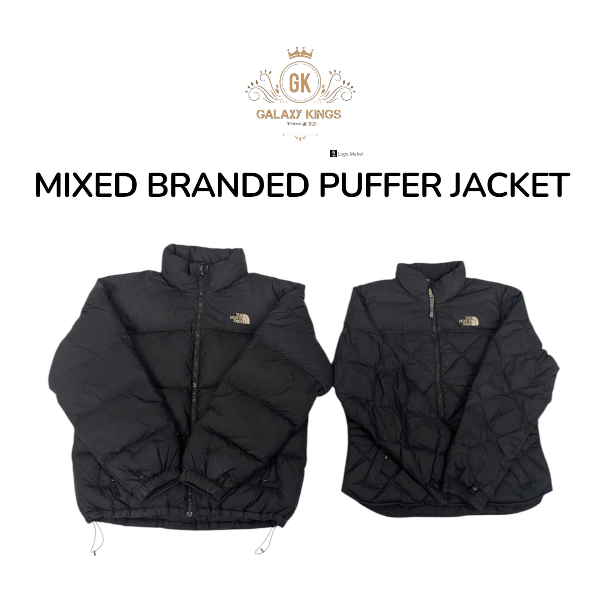 Mixed Branded Puffer jacket