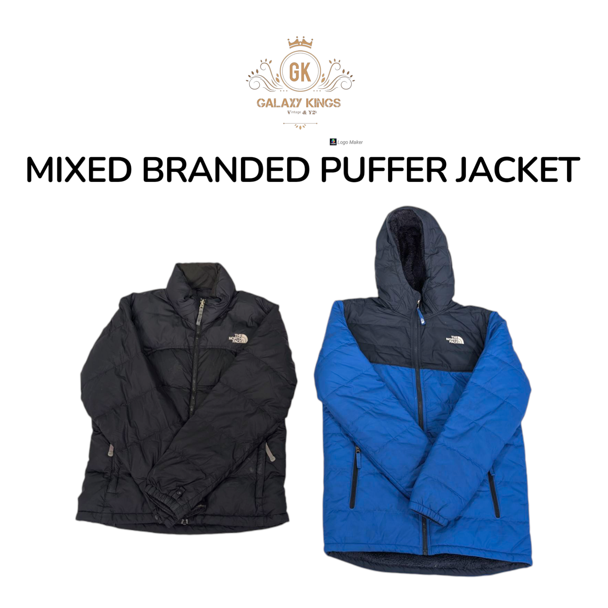 Mixed Branded Puffer jacket