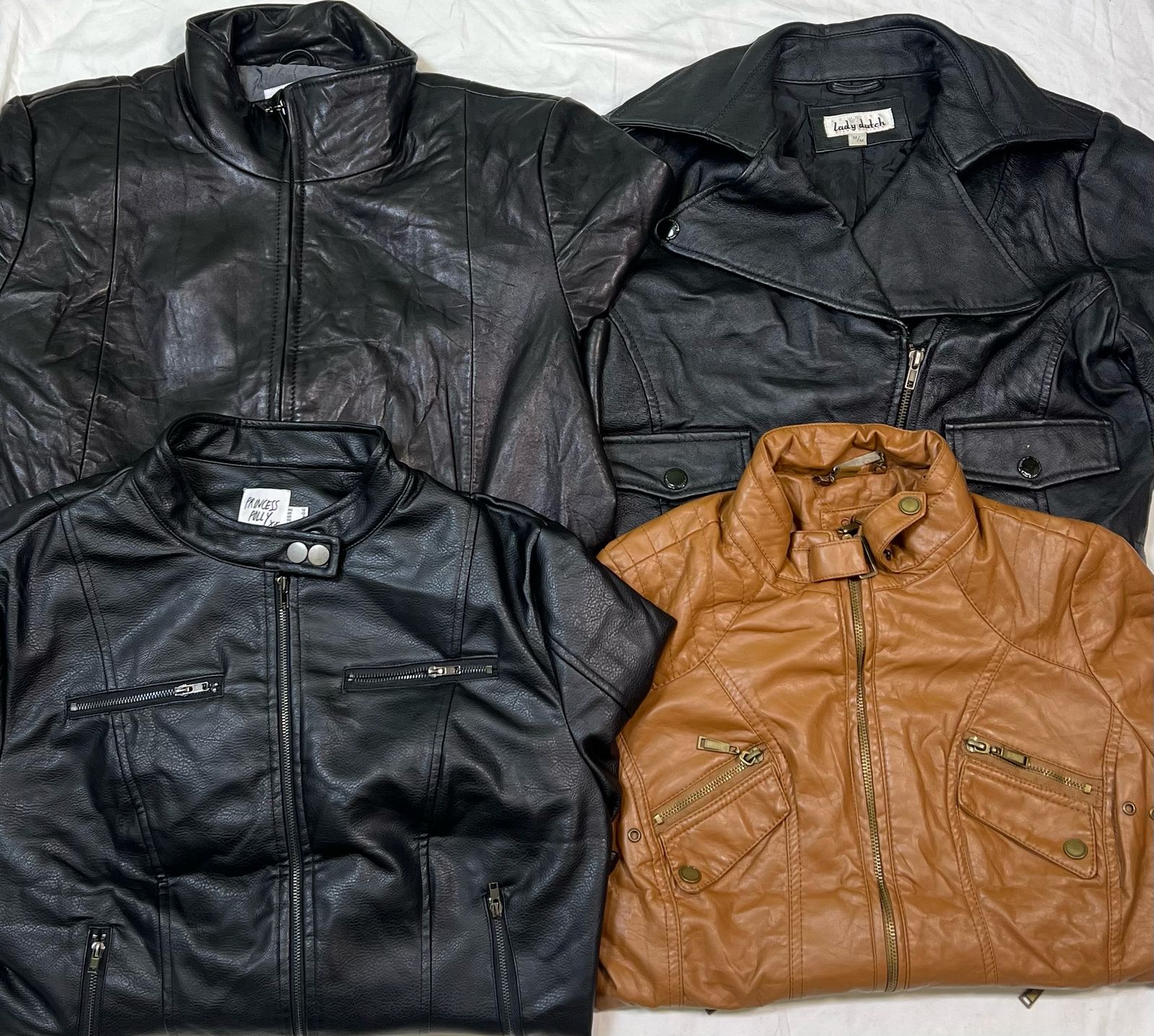 Jaquetas de couro dos anos 90/Y2K 1001