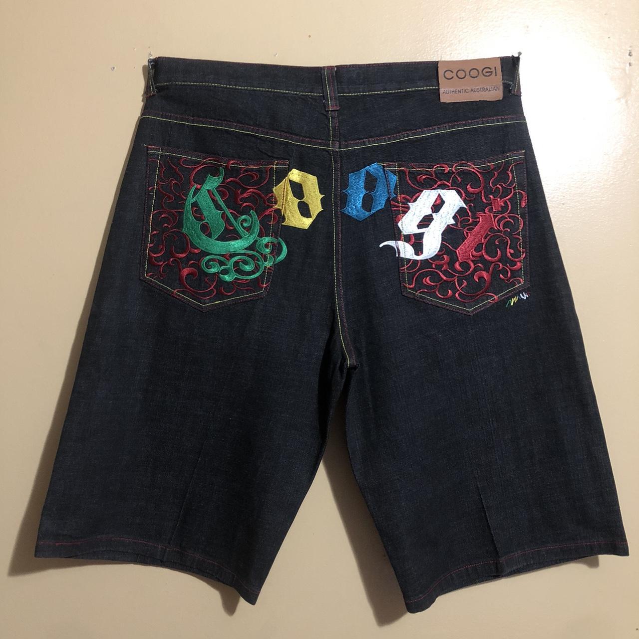 Y2k denim mix brand jorts