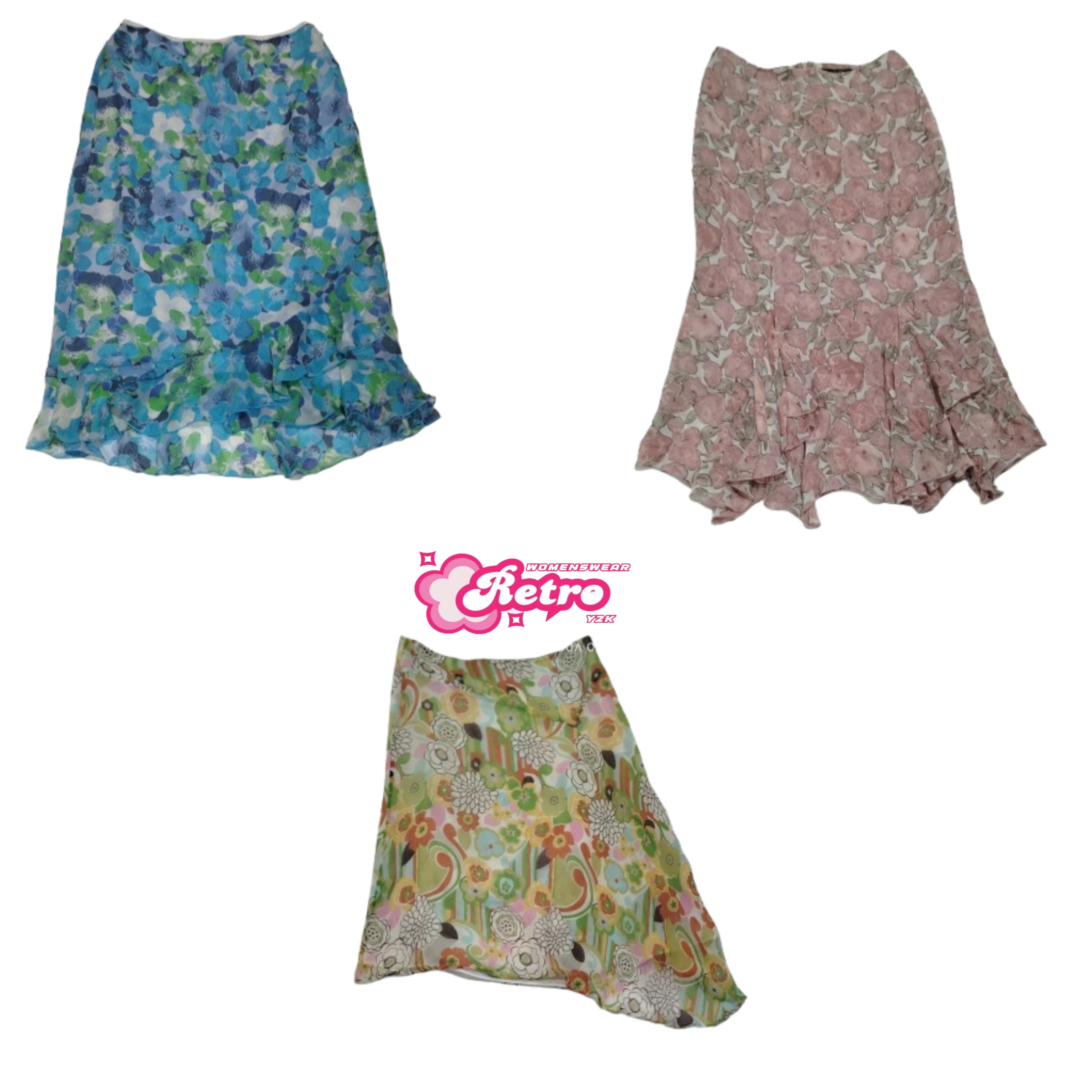 Y2k Enchanted:Fairycore Midi Skirts