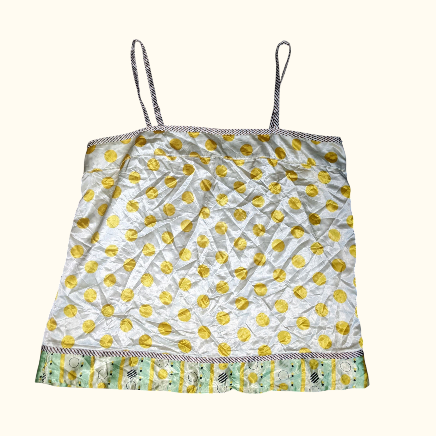 SAY#260 Top Camiseta de Malha com Polka Dot Retro Y2K