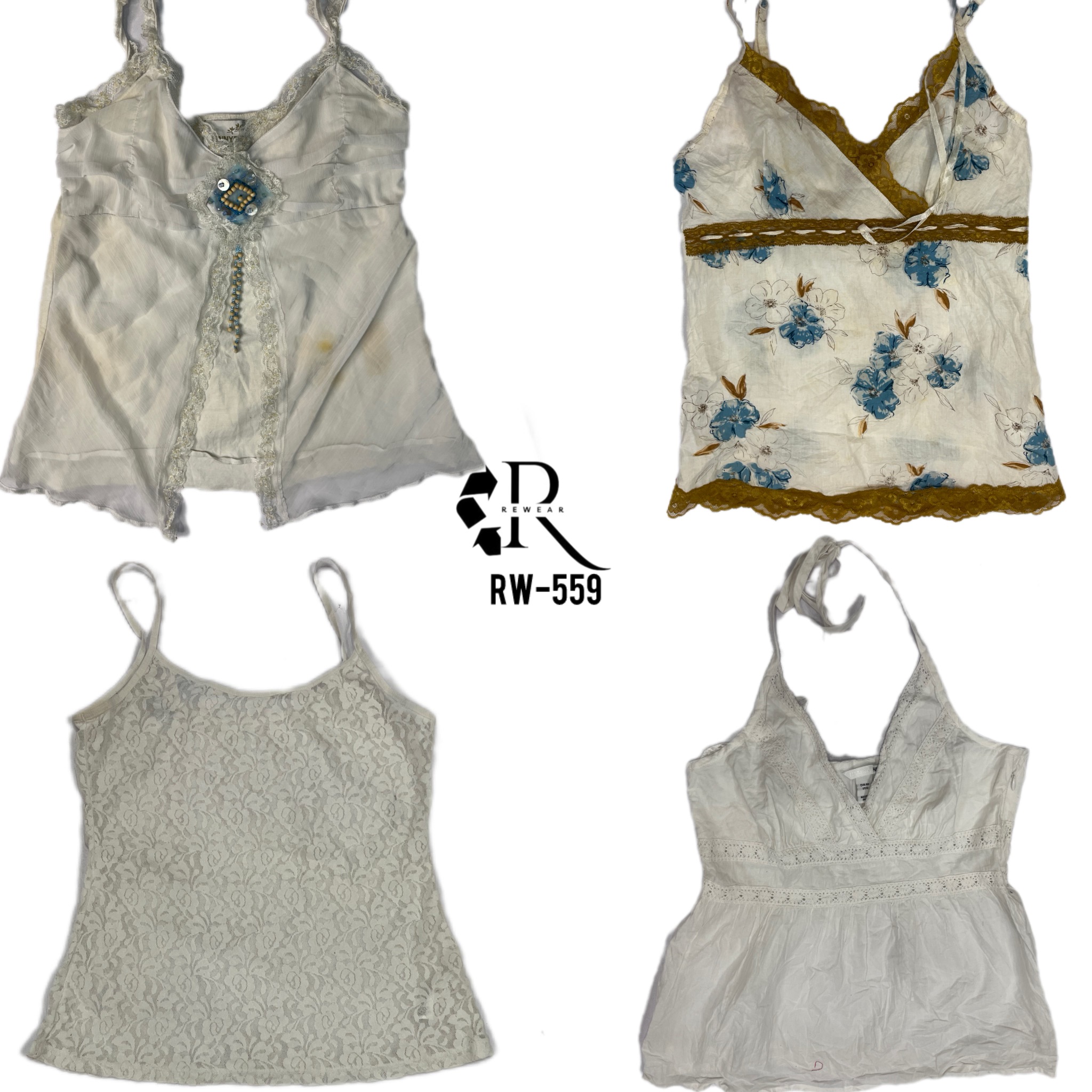 Y2K Soft Girl Era Cami Tops (RW-559)