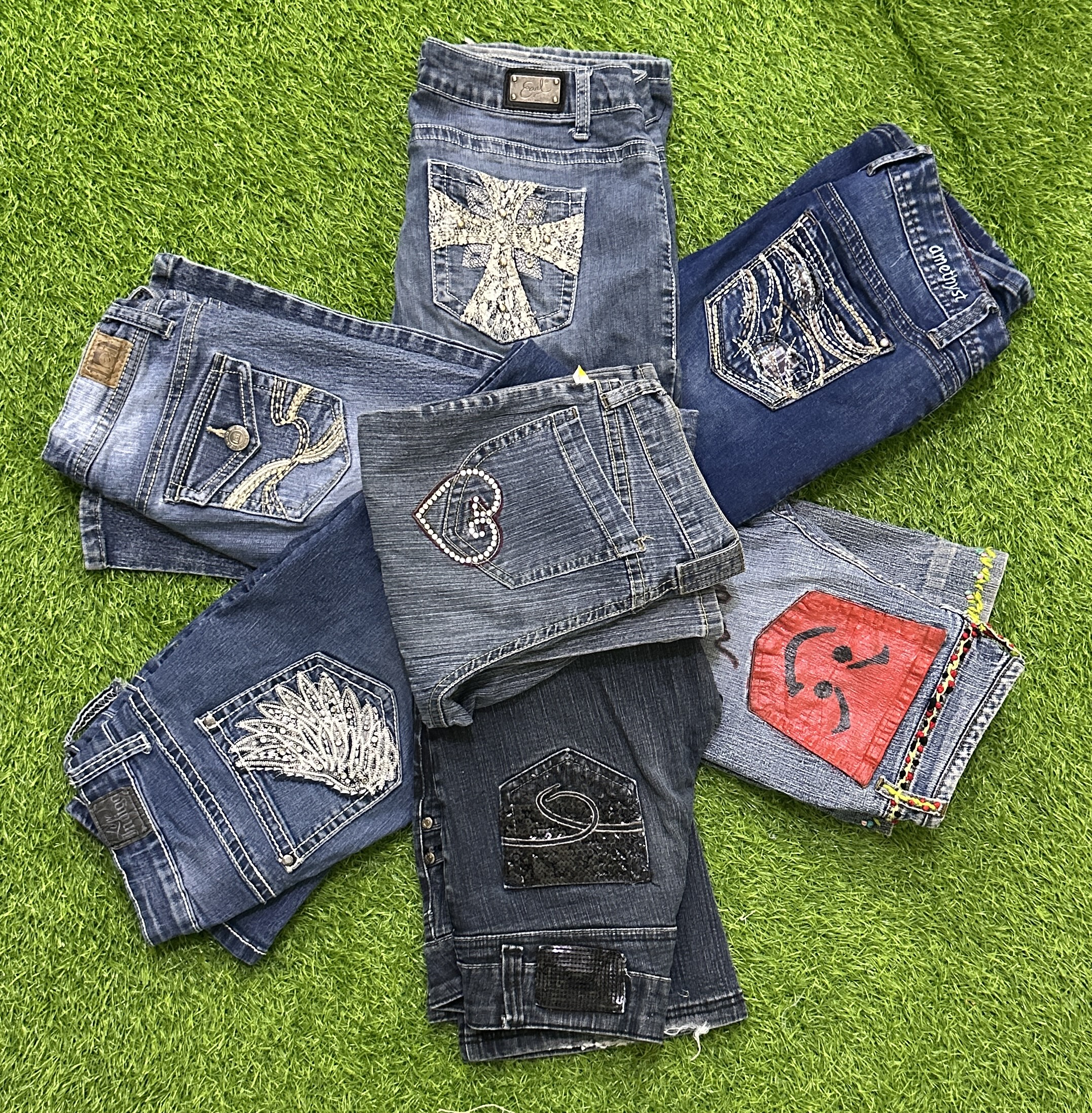 Y2K woman’s jeans 18 pieces