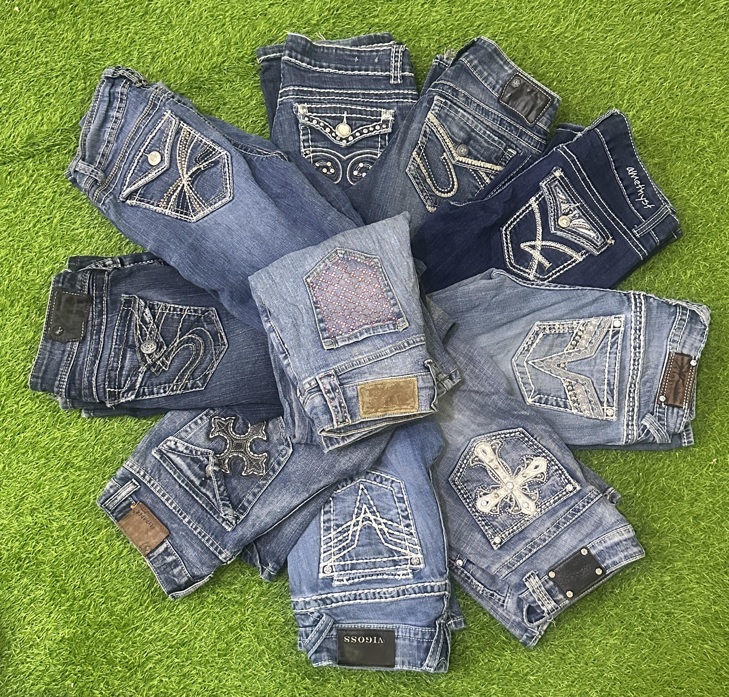 Y2K woman’s jeans 20 pieces