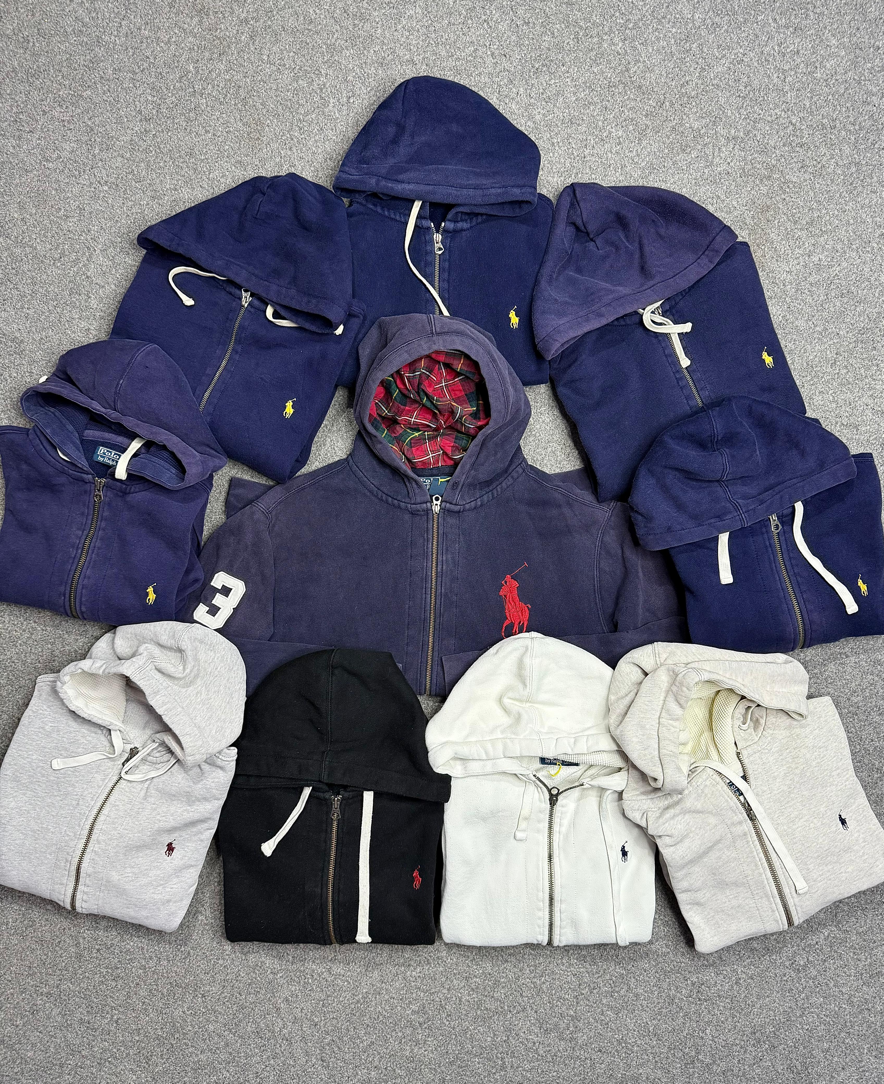 Polo jumper zip up