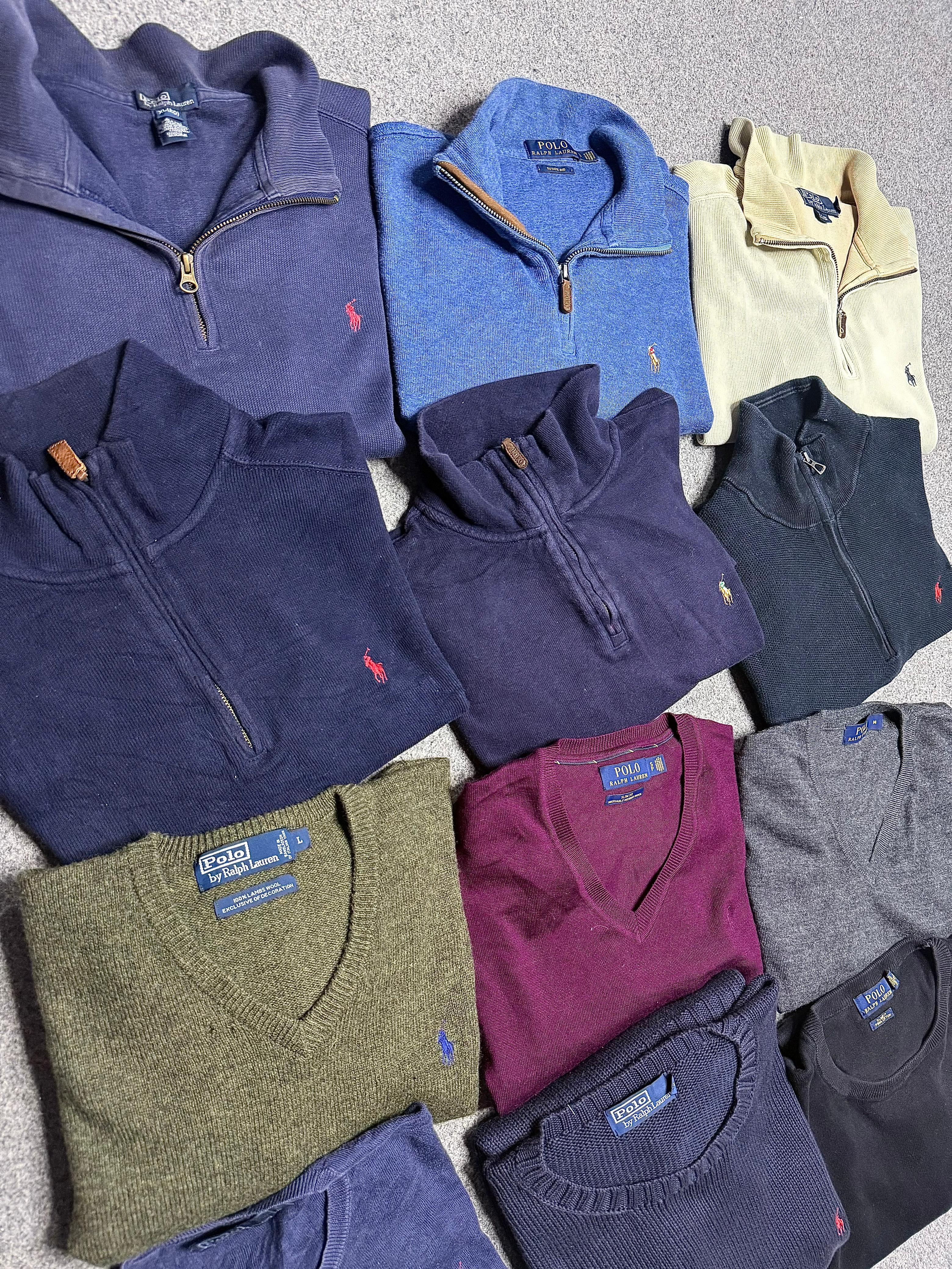 Polo ralph lauren 1/4zip and sweaters