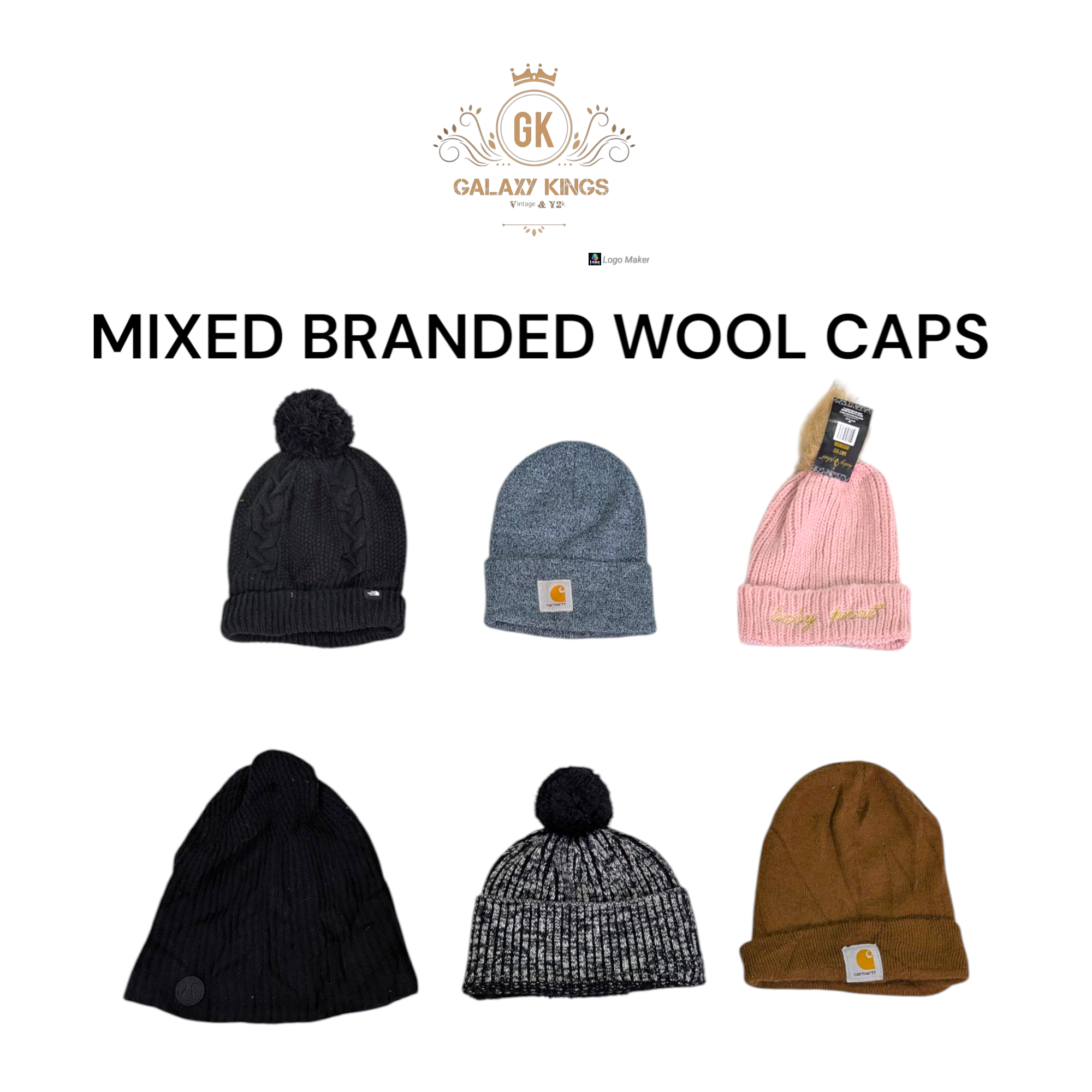 Cappelli di Lana Misti Brandizzati