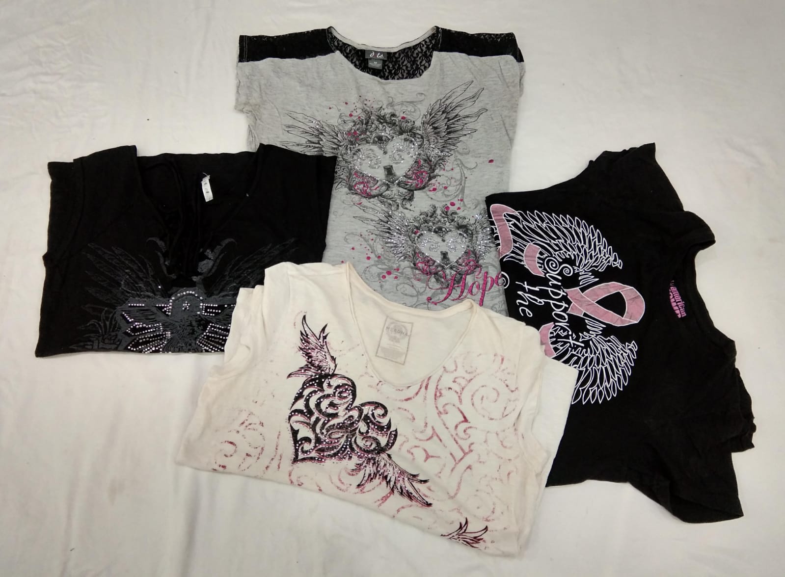 IQ0397 Y2K Ropa Urbana Camisetas para Bebés