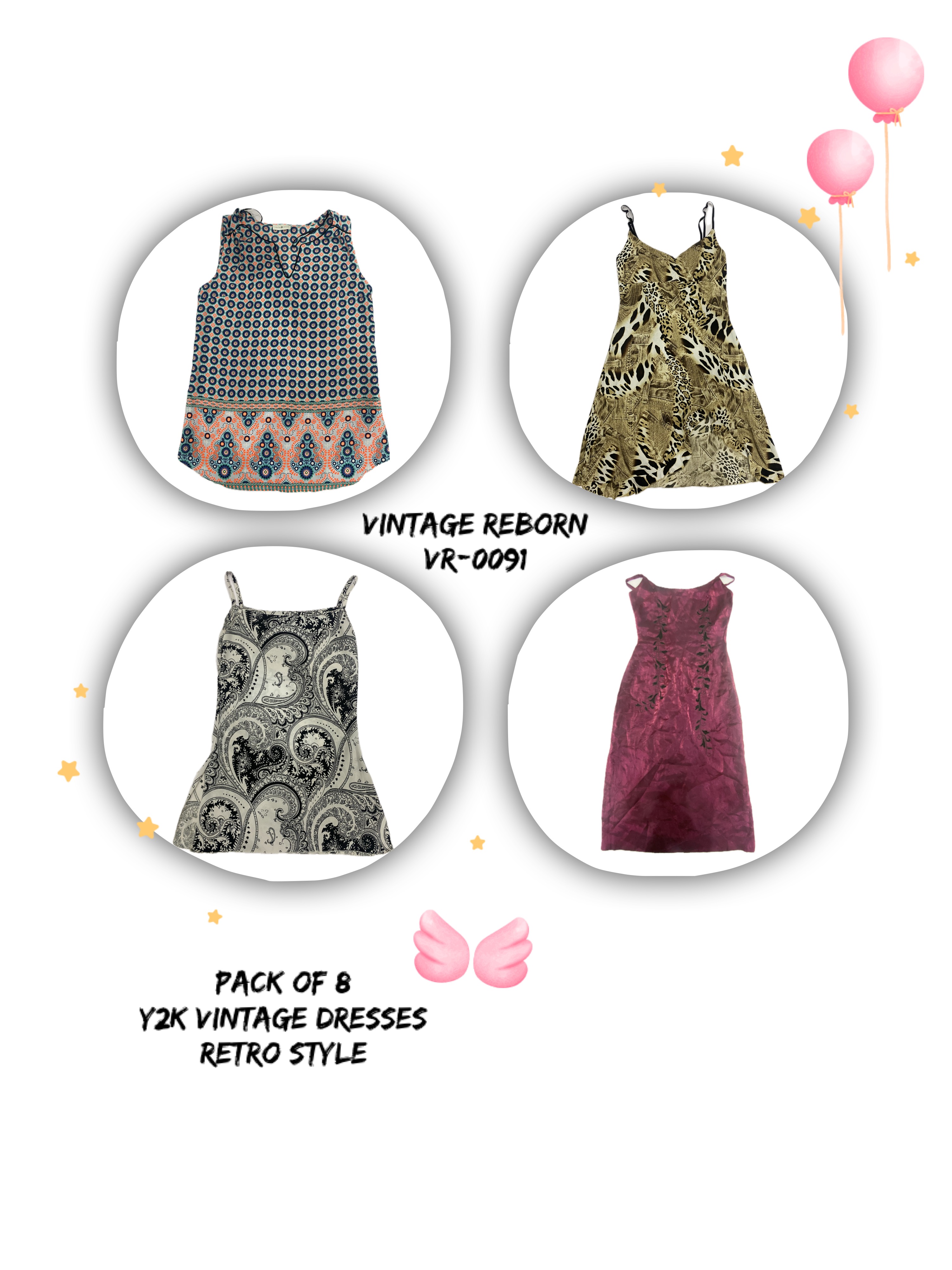 Y2K Rétro Renaisssance : Robes Style Vintage (VR-0091) BALES