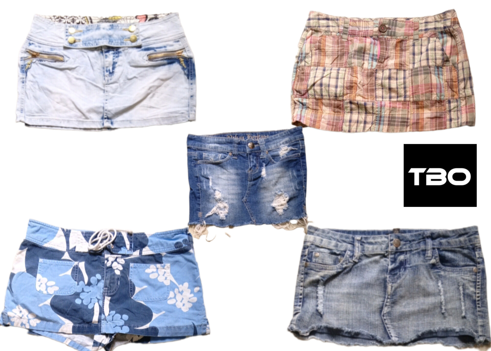 Jupe en denim mini