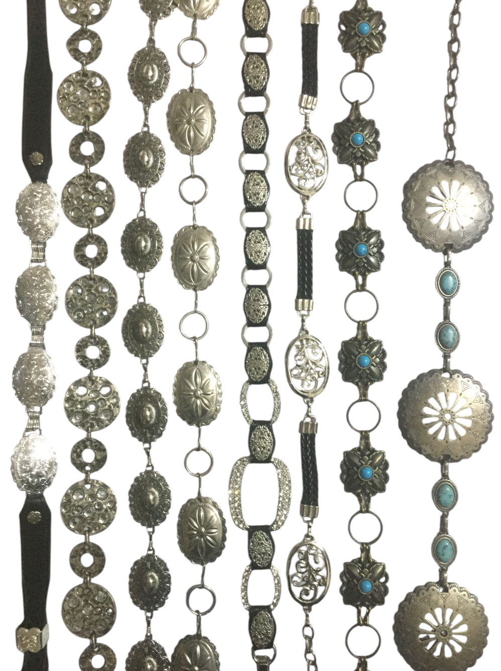 Y2K Concho Chain Belts