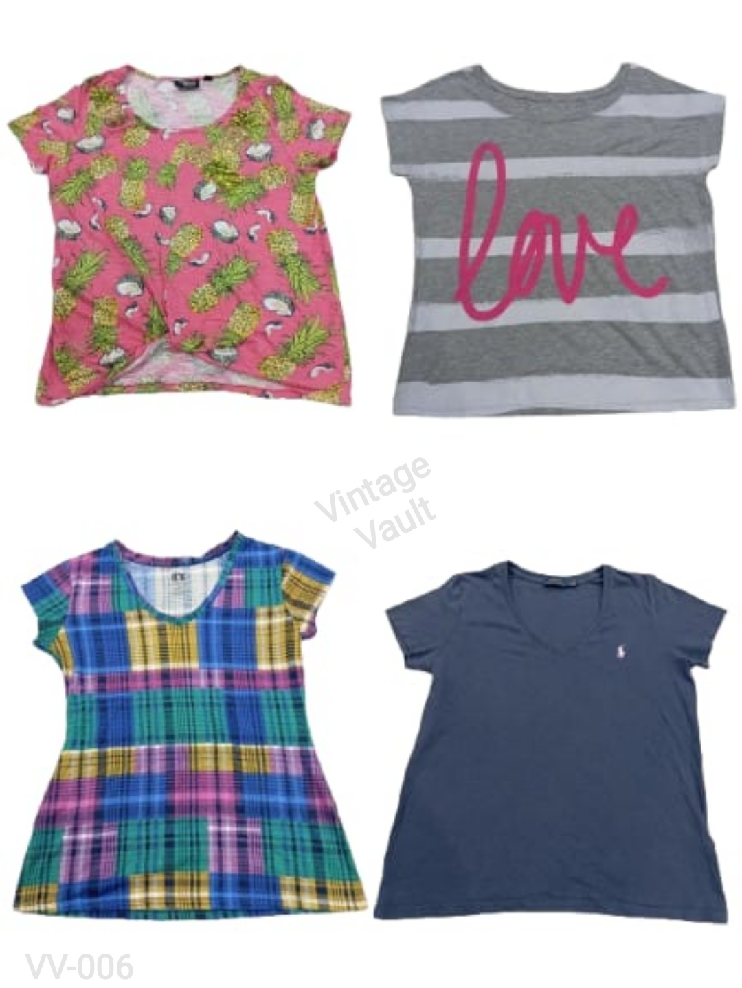 Damen Kollektion mit lebendigen Prints & klassischen Oberteilen. ( VV-006 )