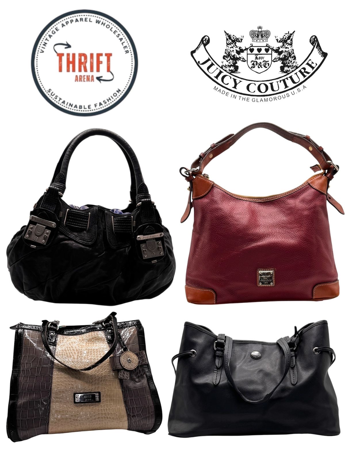 LX113 JuicyCouture/Coach/Douney Mix Bags 8Pcs