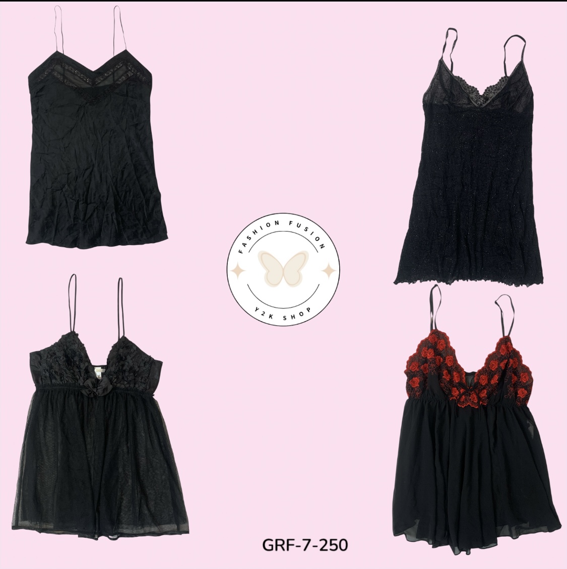 Sleek Black Slip Dress – Trendy & Timeless (GRF-7-250)
