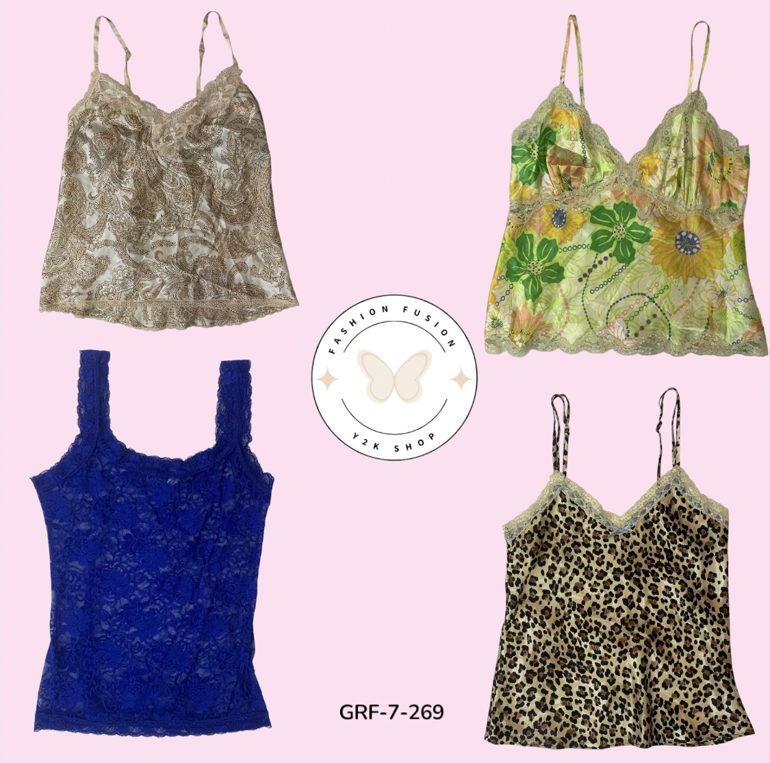 Mix Silk Cami Tops pour femmes – Léger et élégant (GRF-7-269)