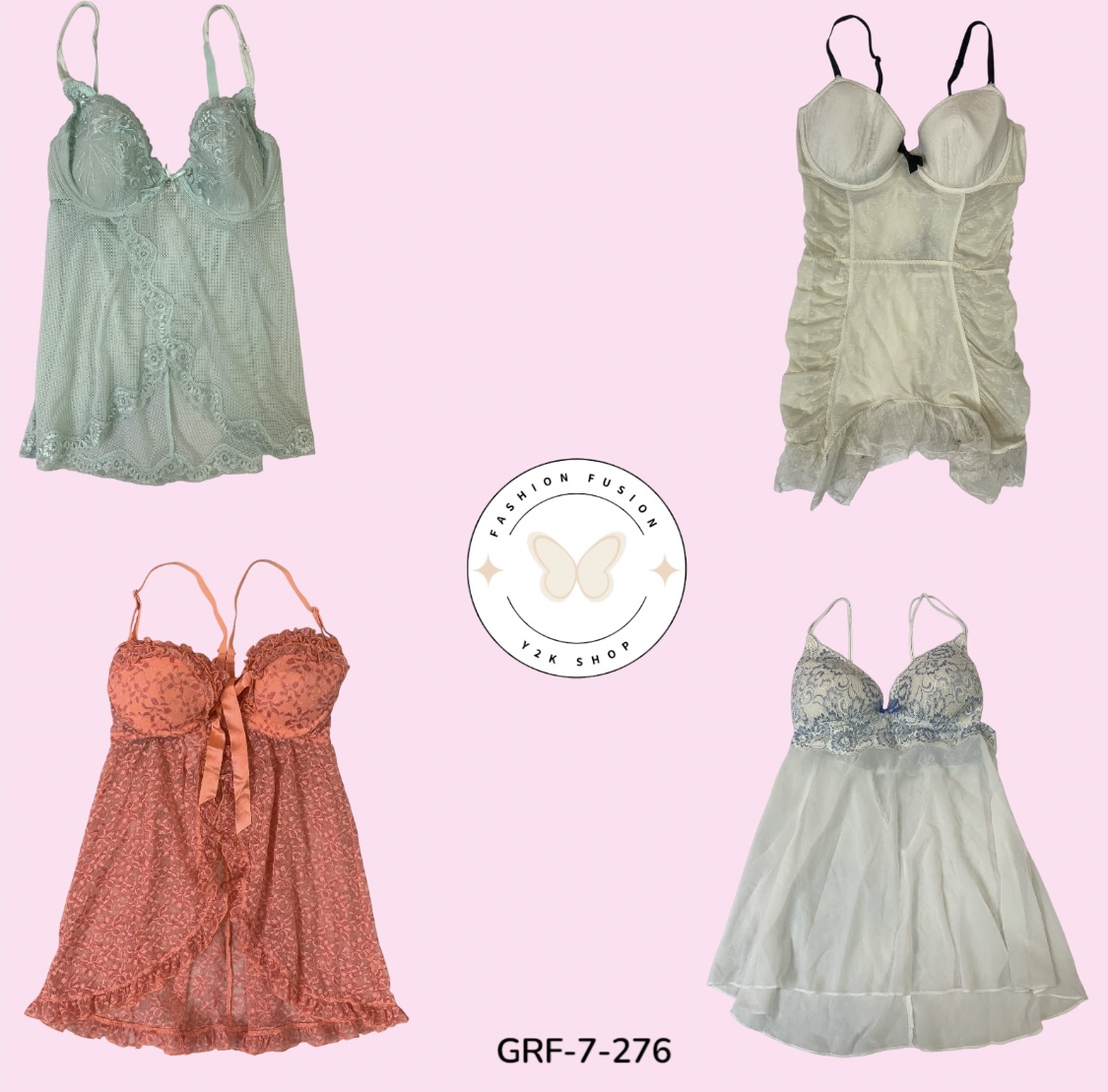 Collection de Robes Babydoll Mix – Douces, Amples et à la Mode (GRF-7-276)