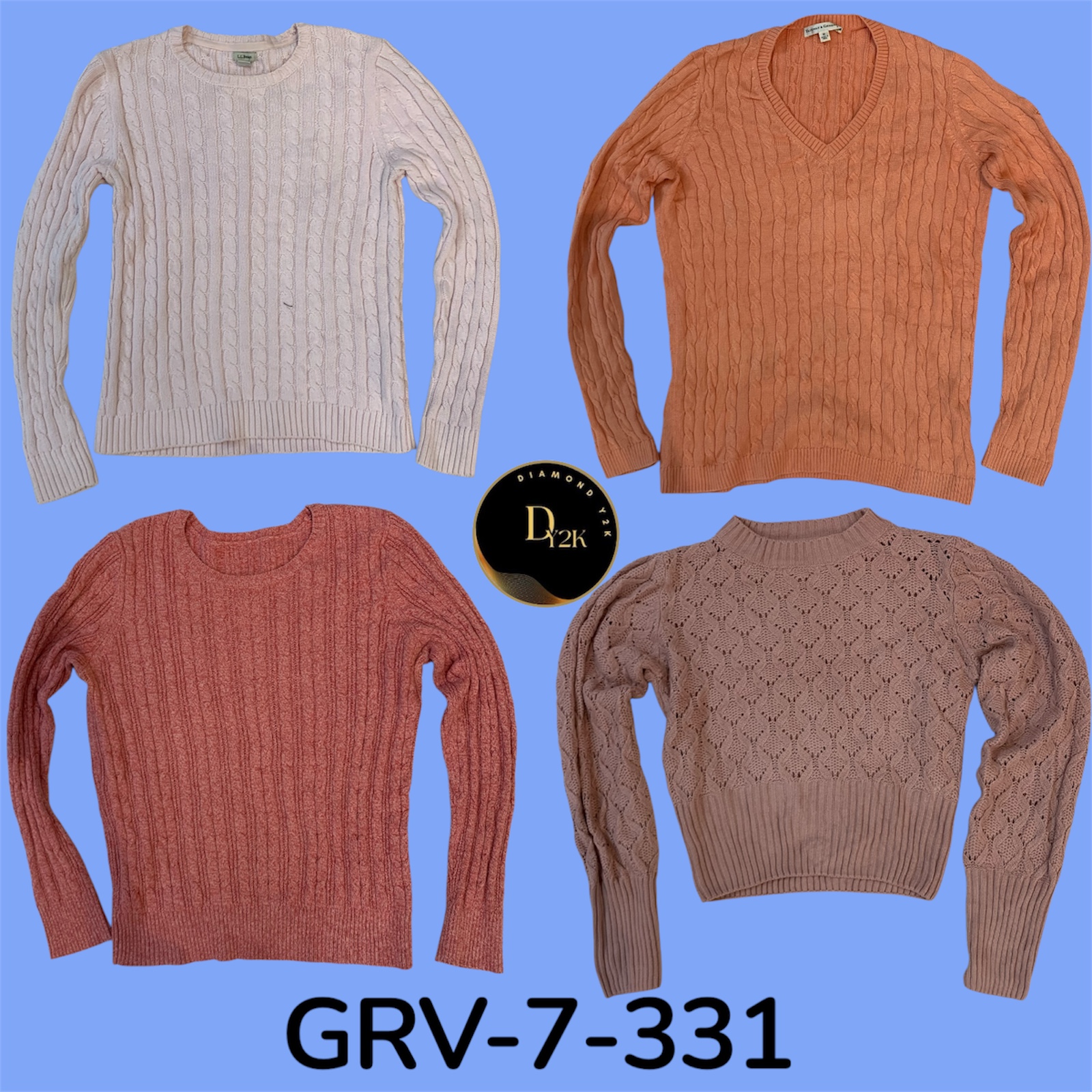 Cable Knit Sweater – Cozy Texture, Timeless Fit (GRV-7-231)