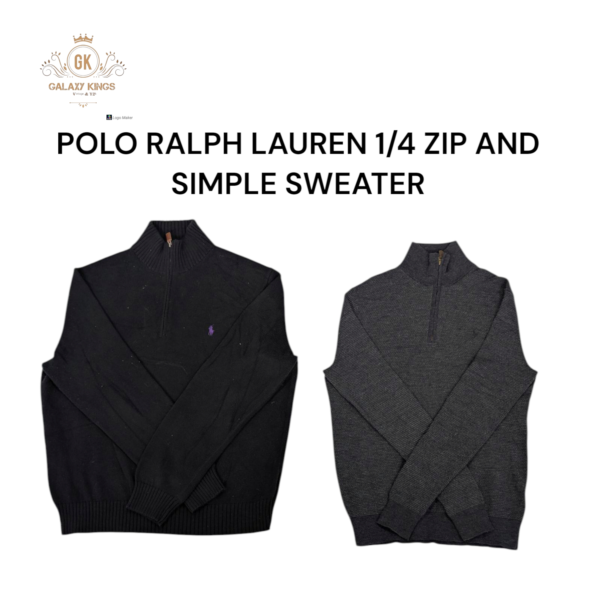 Polo Ralph Lauren 1/4 Zip and Simple Sweater