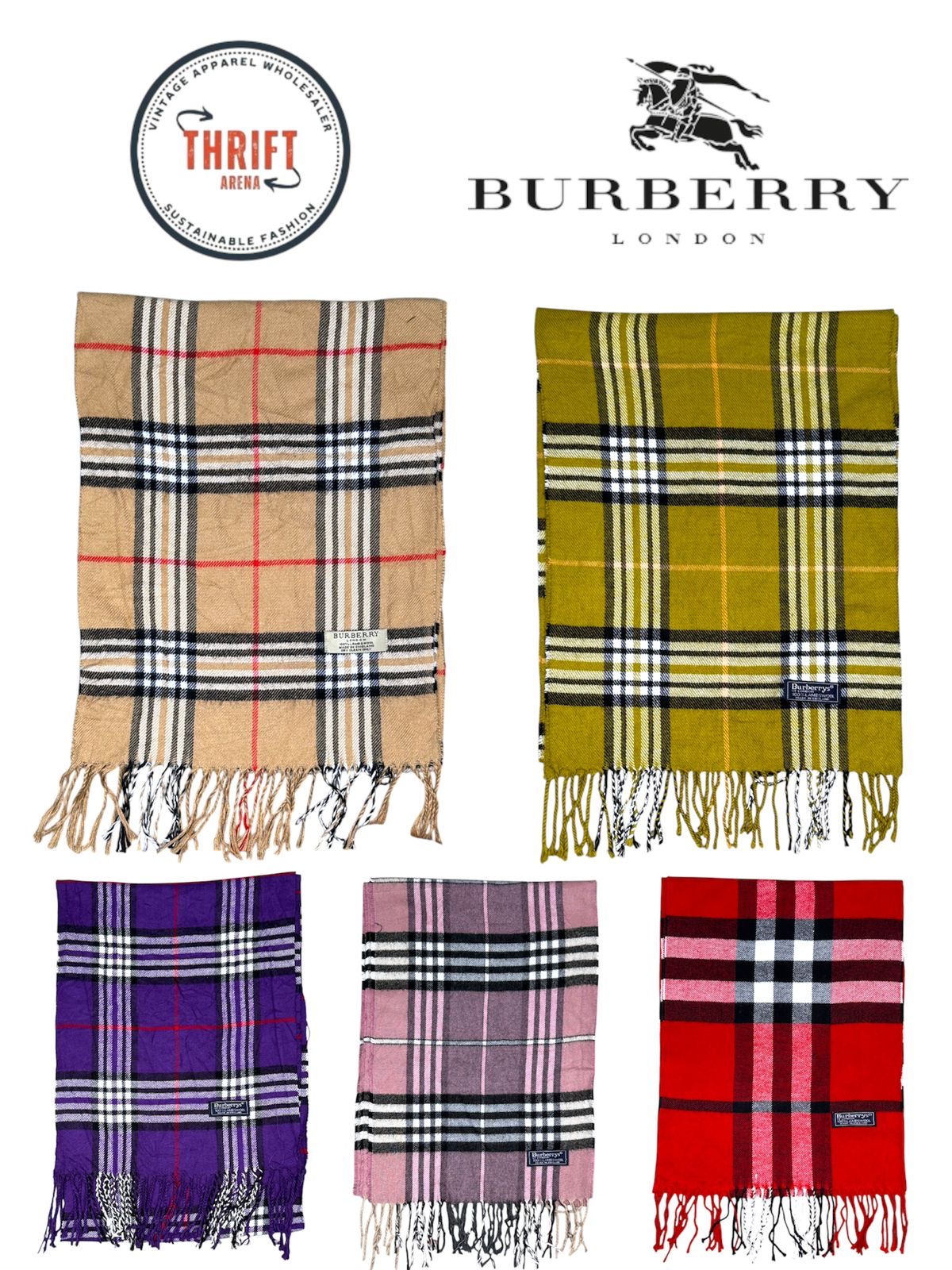 T1218 Burberry Lenços de Verão/Leves