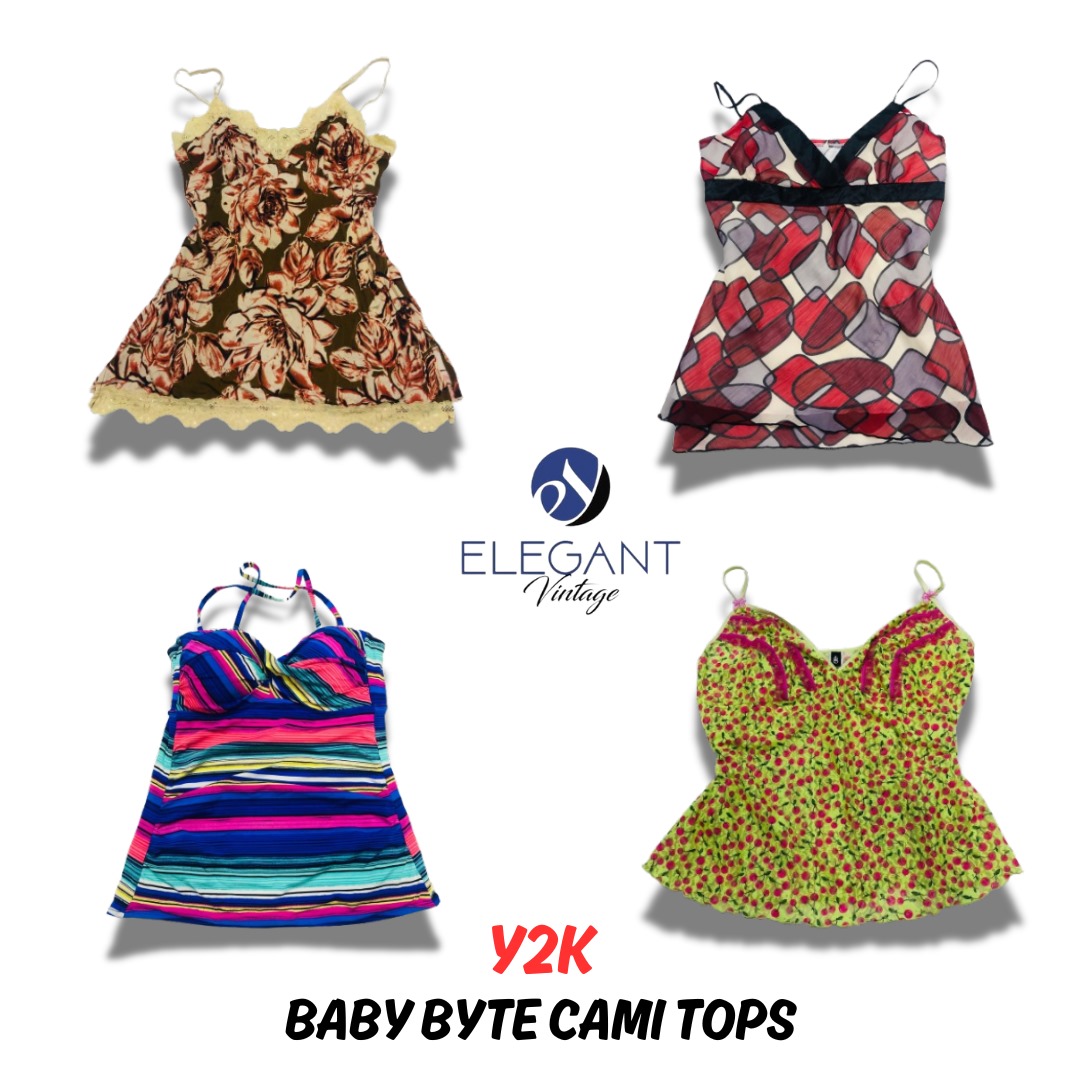 Y2K Baby Byte Cami Tops - EV0581