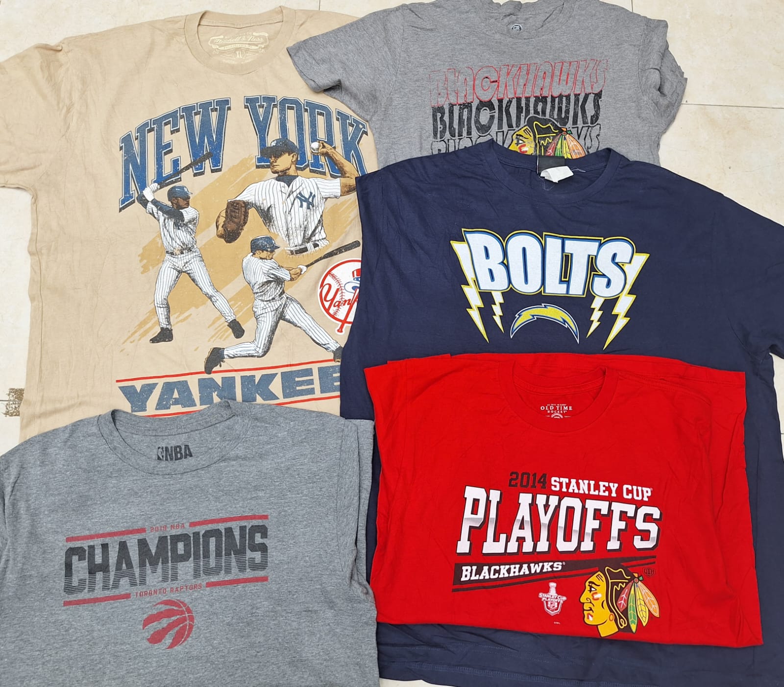 CT1041 Mix Branded Sports T-shirts