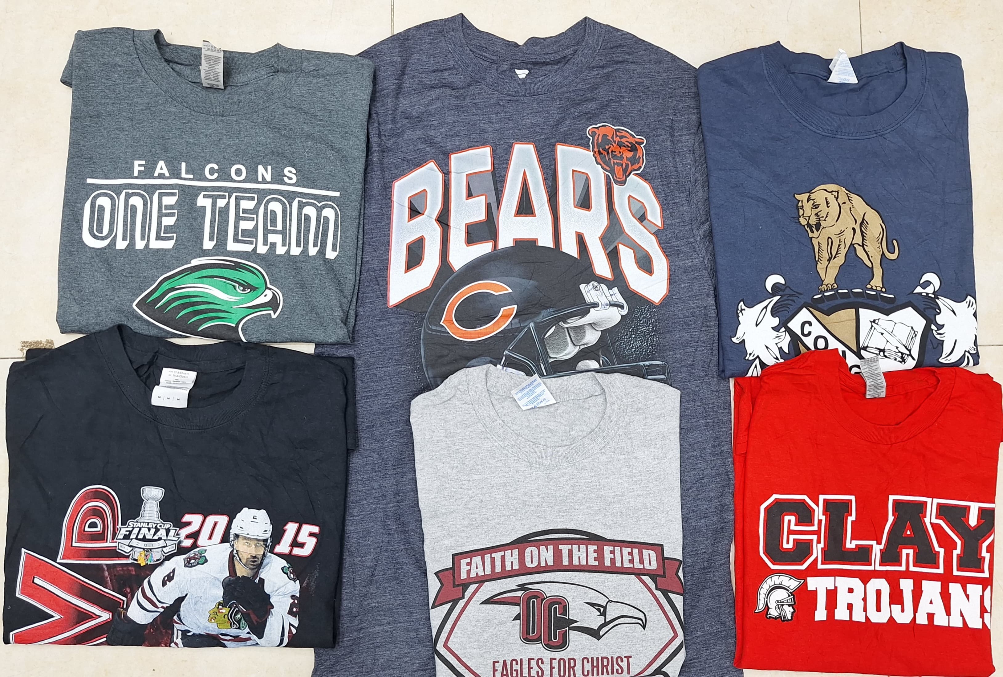 CT1113 Mix Unbranded Printed T-Shirts