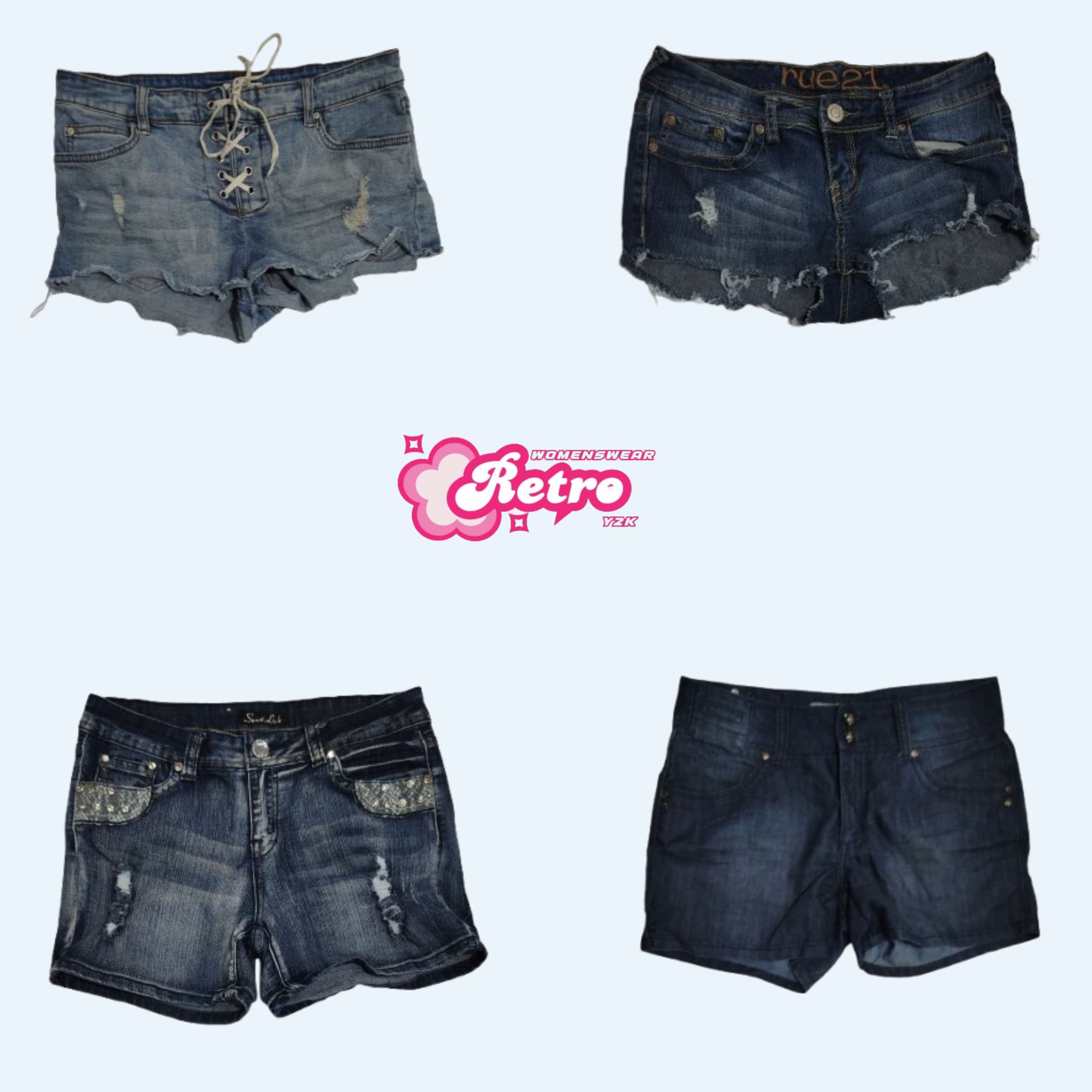 Y2K Denim Hot Shorts