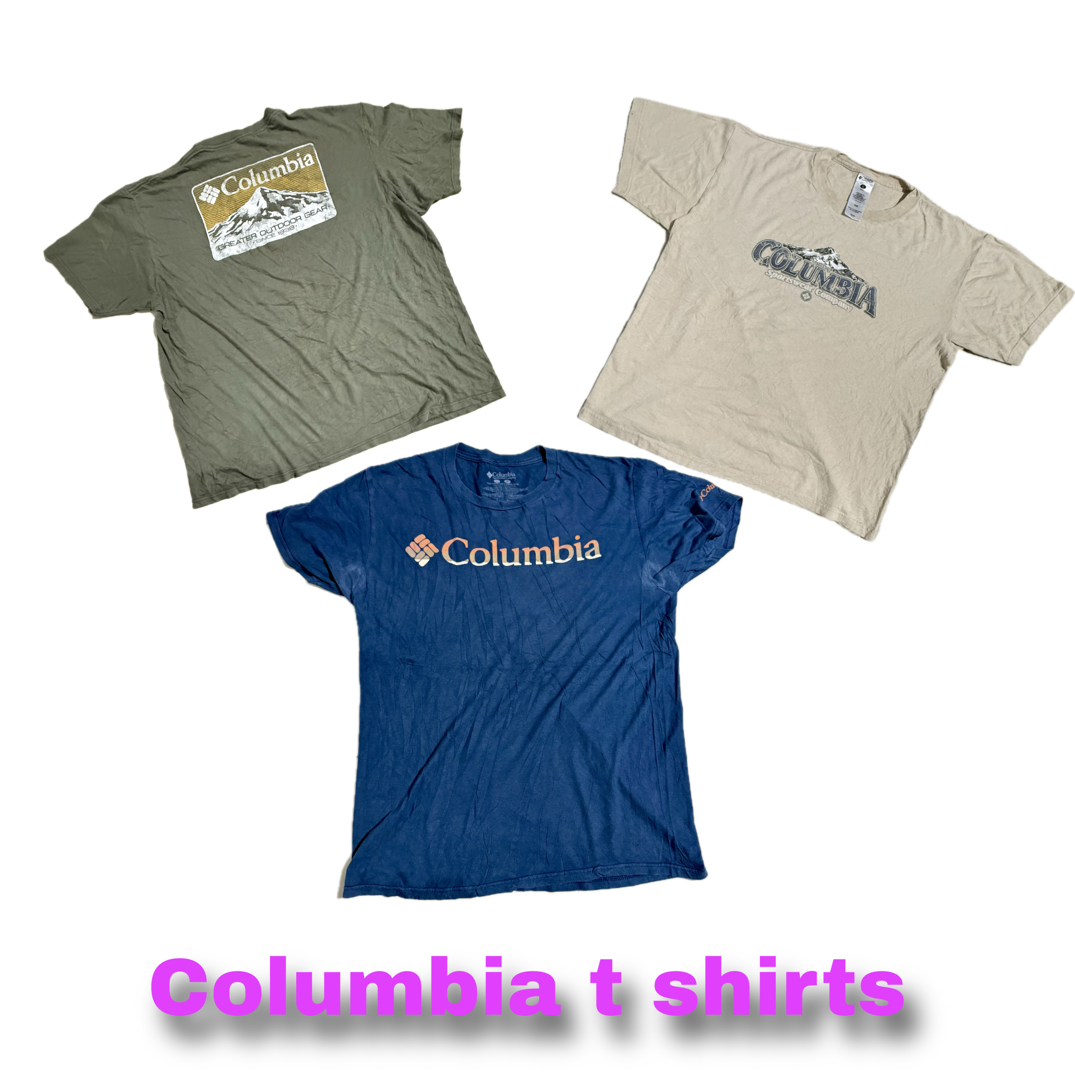 Columbia t shirts