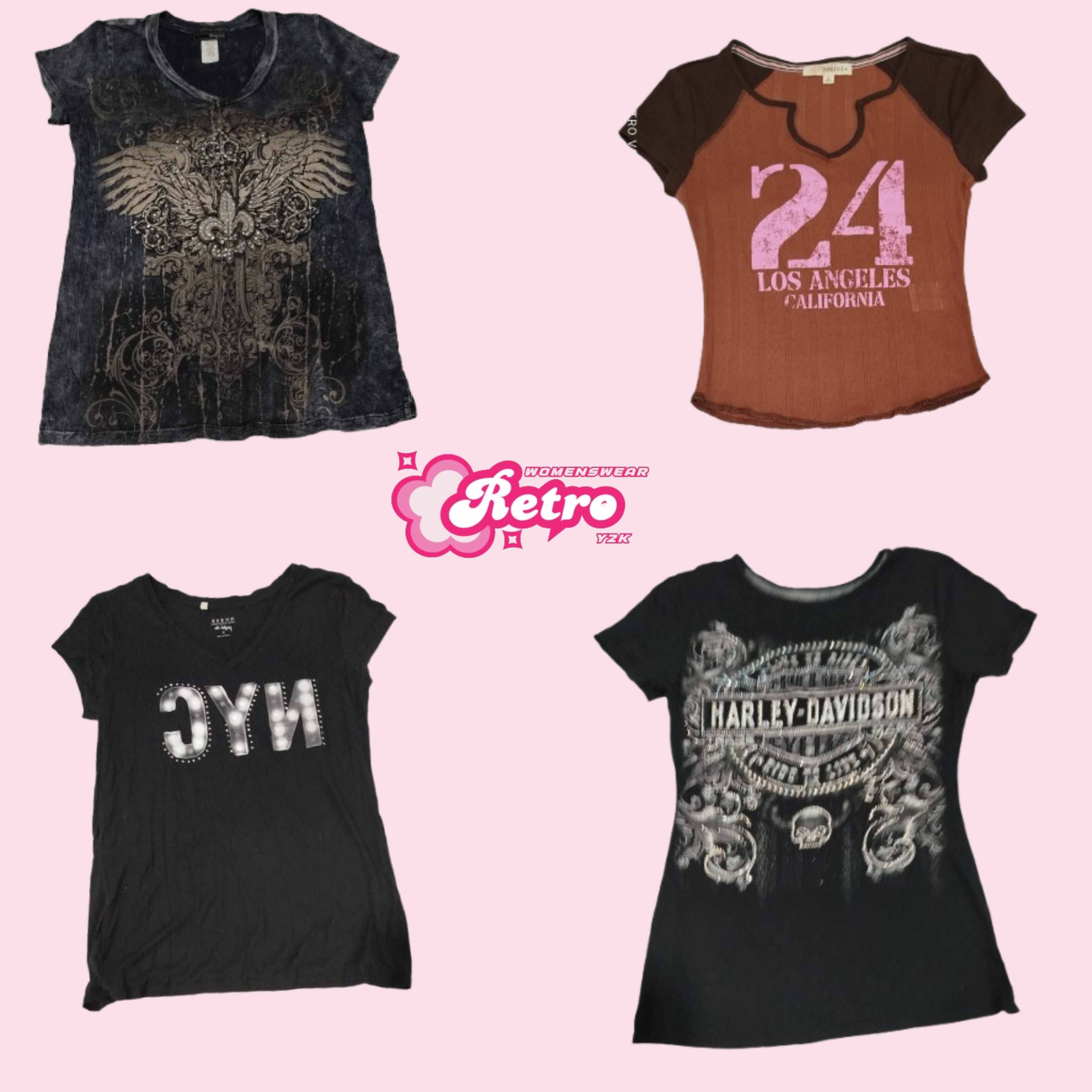 Y2K Branded Baby Tee