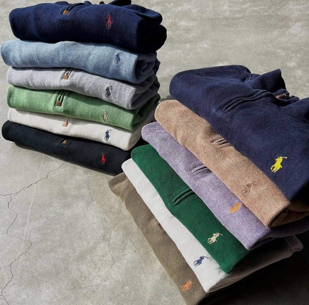 Ralf Lauren Viertel Zip 1/4 Pullover