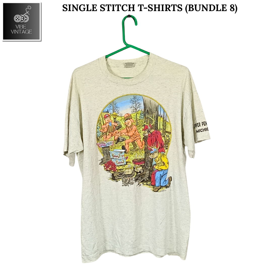 T-SHIRT A PUNTO SINGOLO (PACCHETTO 8)