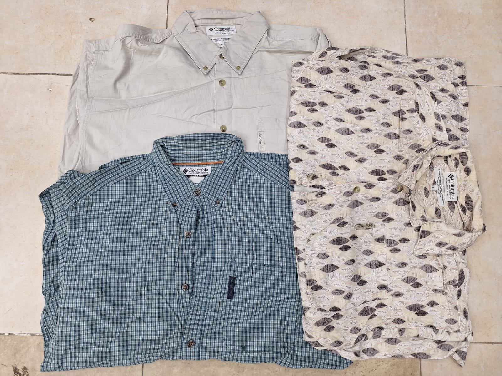 CT1199 Vintage Columbia Men's Button up Shirts
