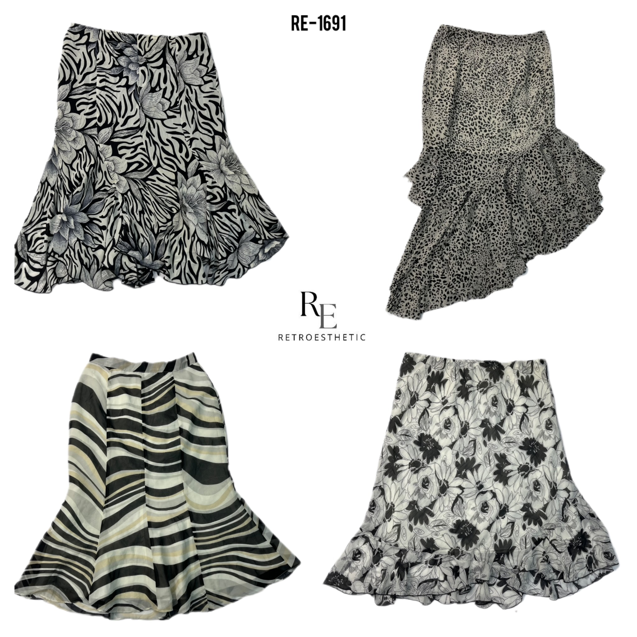 Gonne in Poliestere Iconiche Y2K per Ragazze (RE-1691)