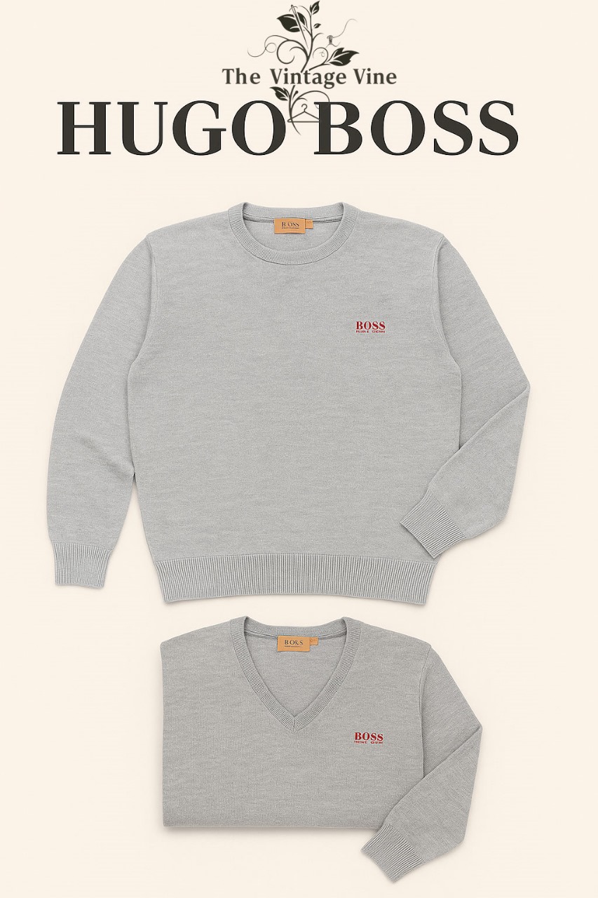 Hugo Boss Pullover für Herren: Luxuriöser V-Ausschnitt, Rundhalsausschnitt und Halb-Reißverschluss
