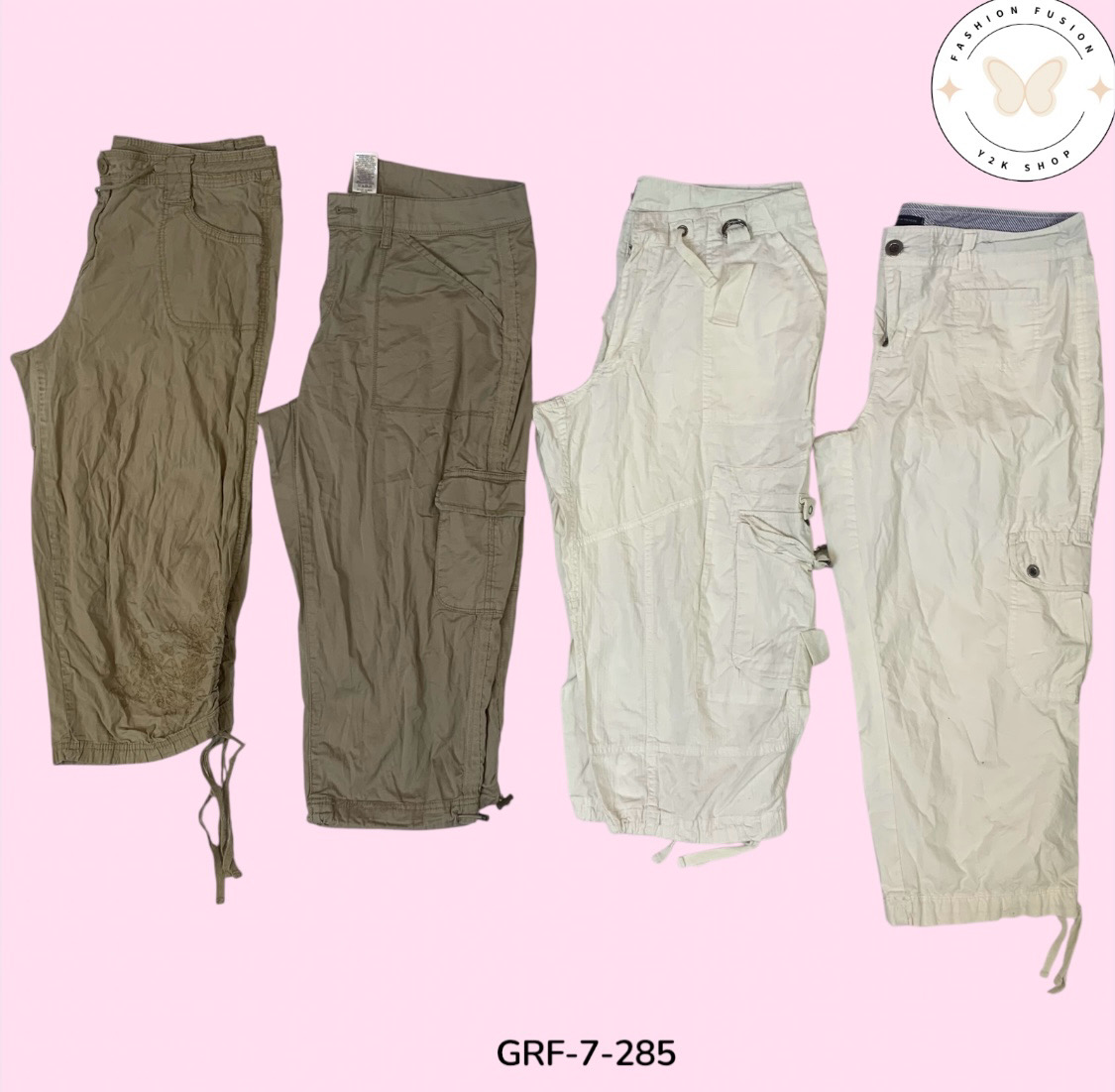 Mix Cargo Capris – Peça Essencial de Streetwear Atual (GRF-7-285)