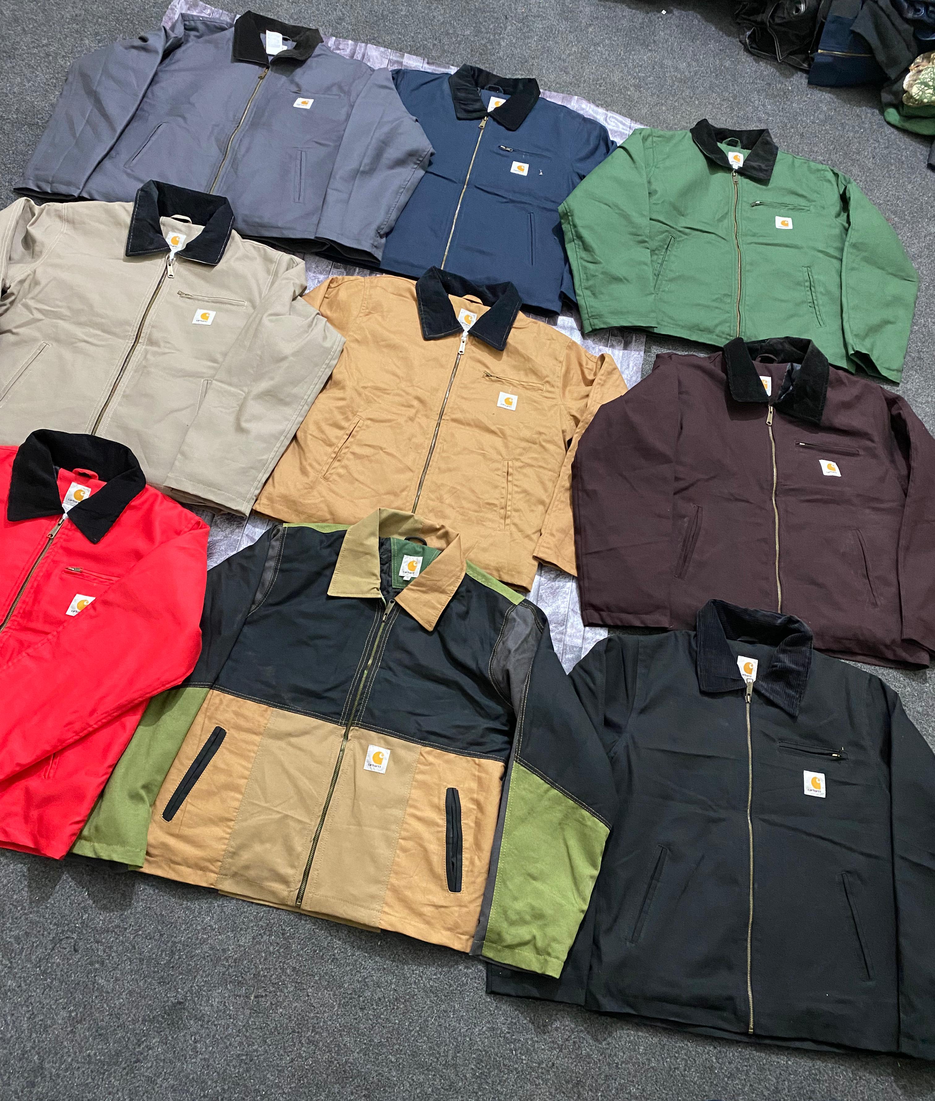 Carhartt Rework Style Detroit und Active Jacken