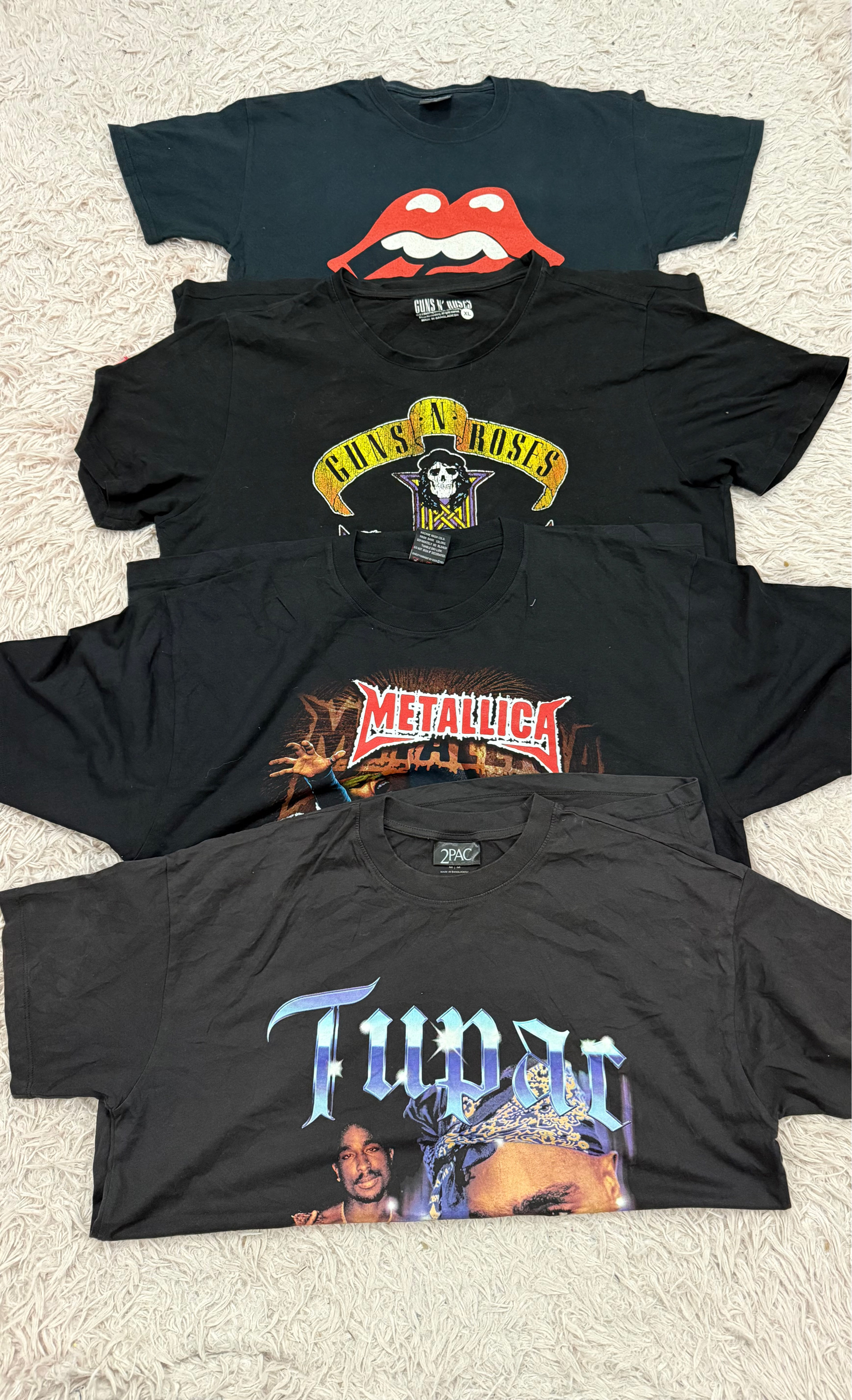 Camisetas de música
