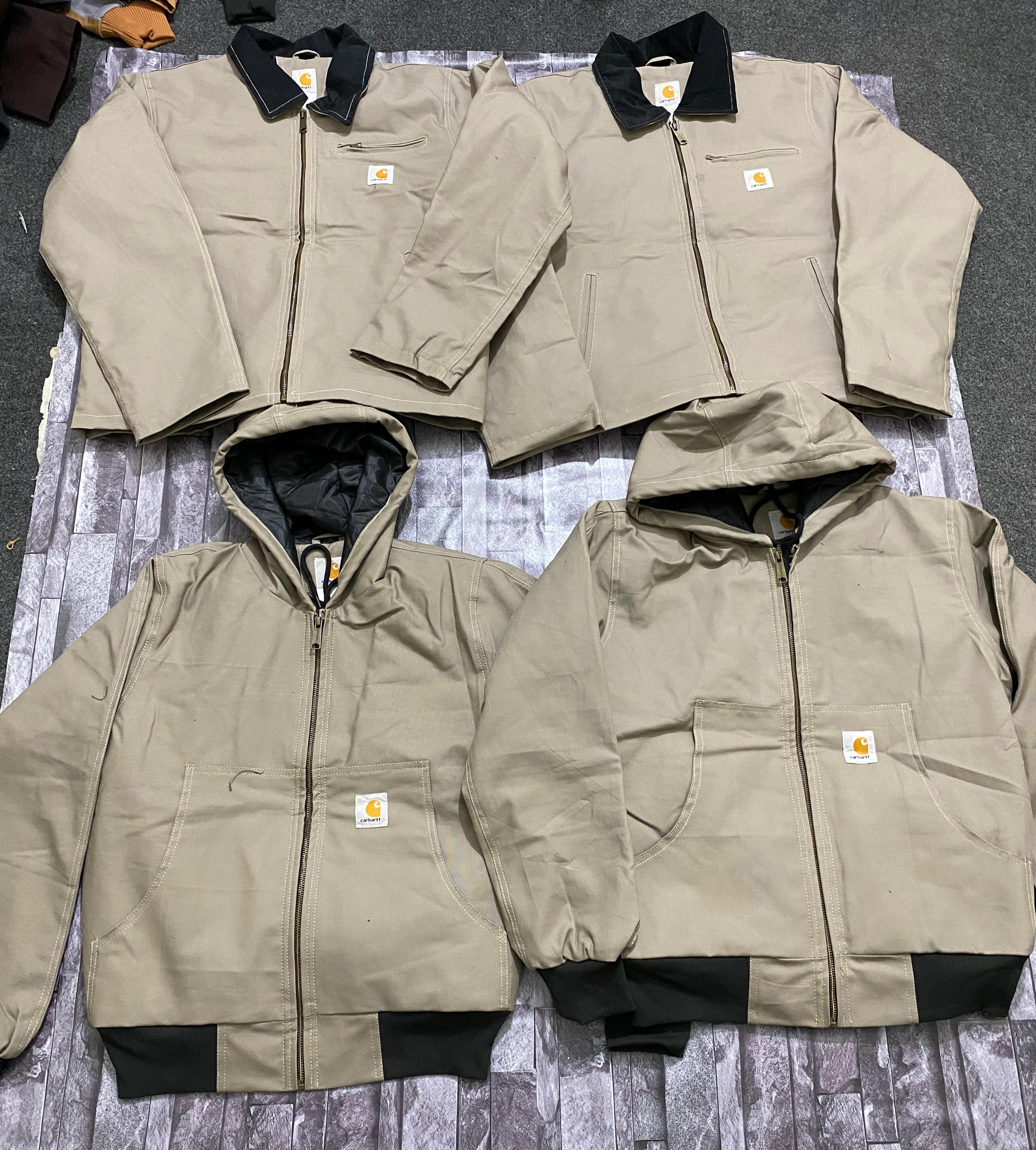 Vestes Carhartt Active et Detroit Rework - Beige