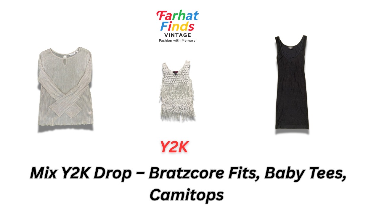 *ミックス Y2K ドロップ – ブラッツコア フィット、ベビーティー、カミトップ - FFV 0002*